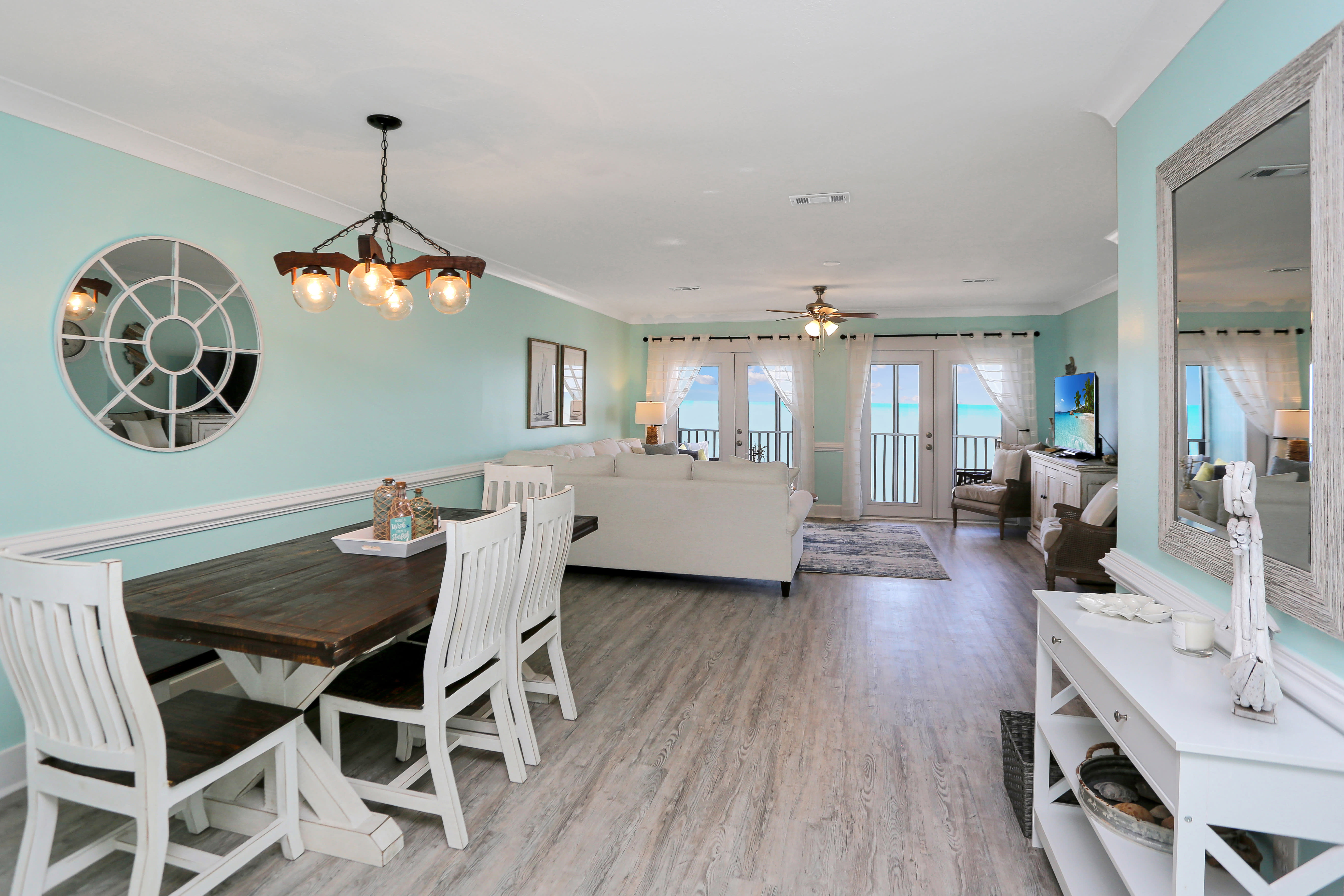 Dining Area & Living Room