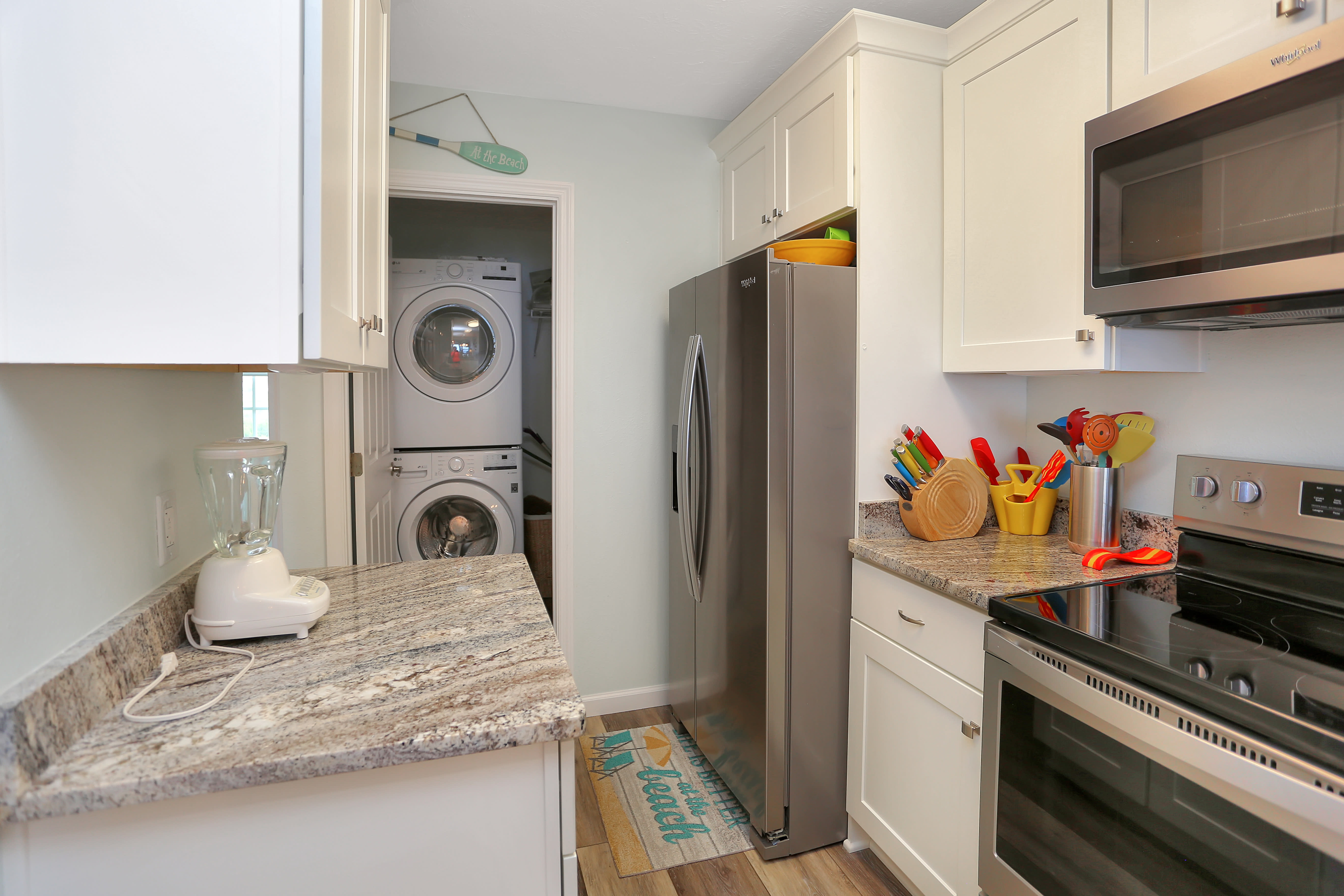 Kitchen with Laundry Room