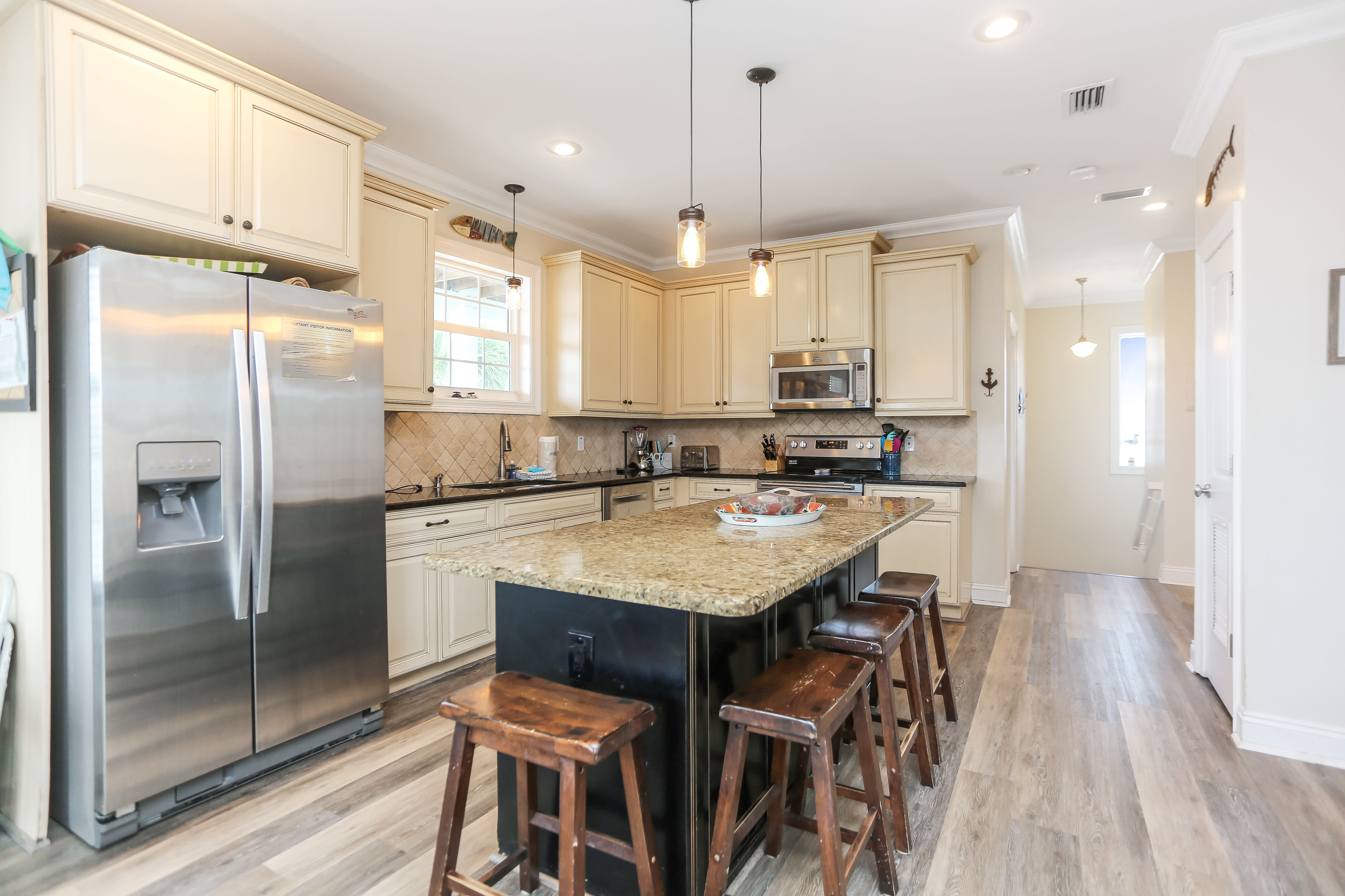 Kitchen with Bar Seating
