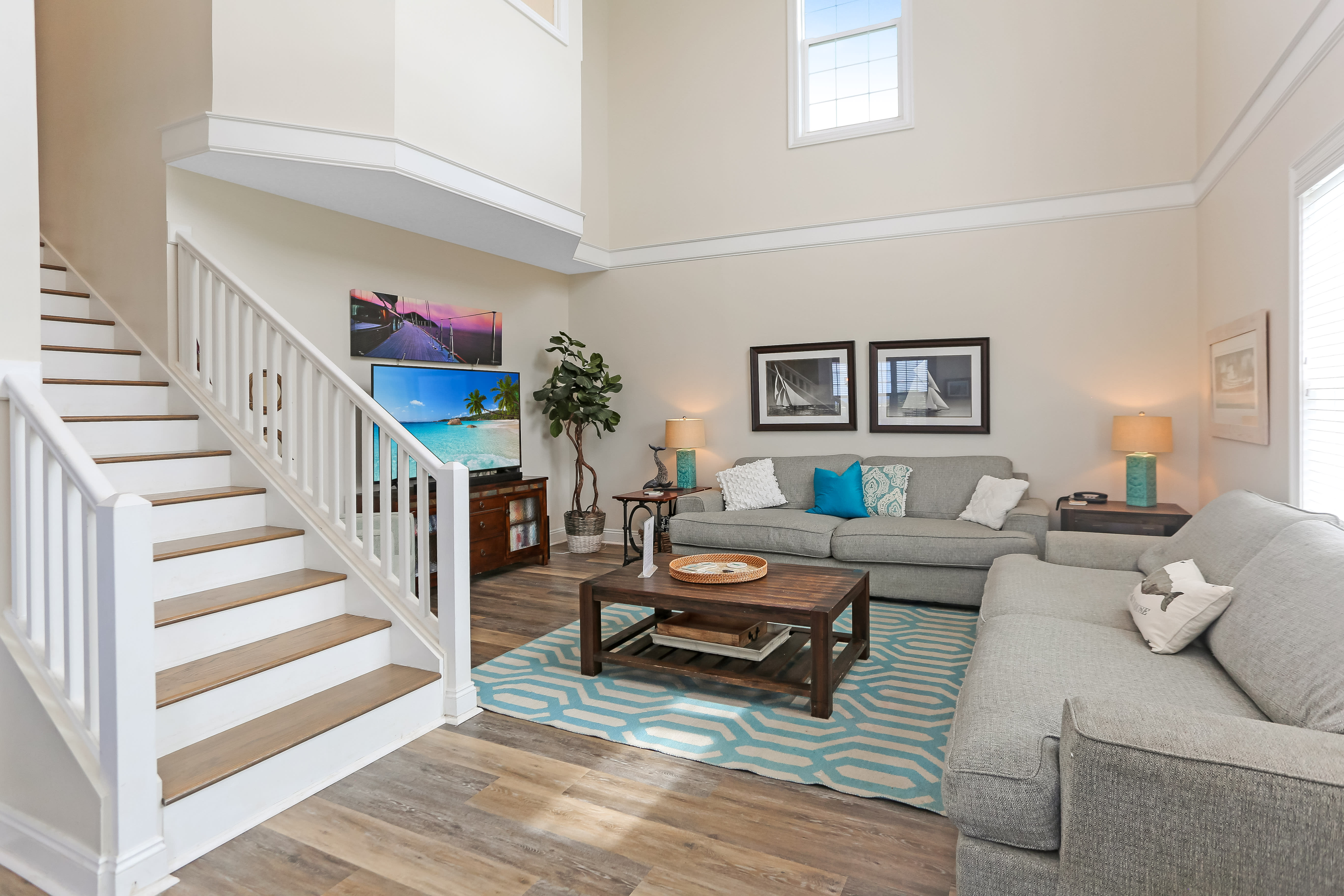 Main Floor with Access to the Top Floor