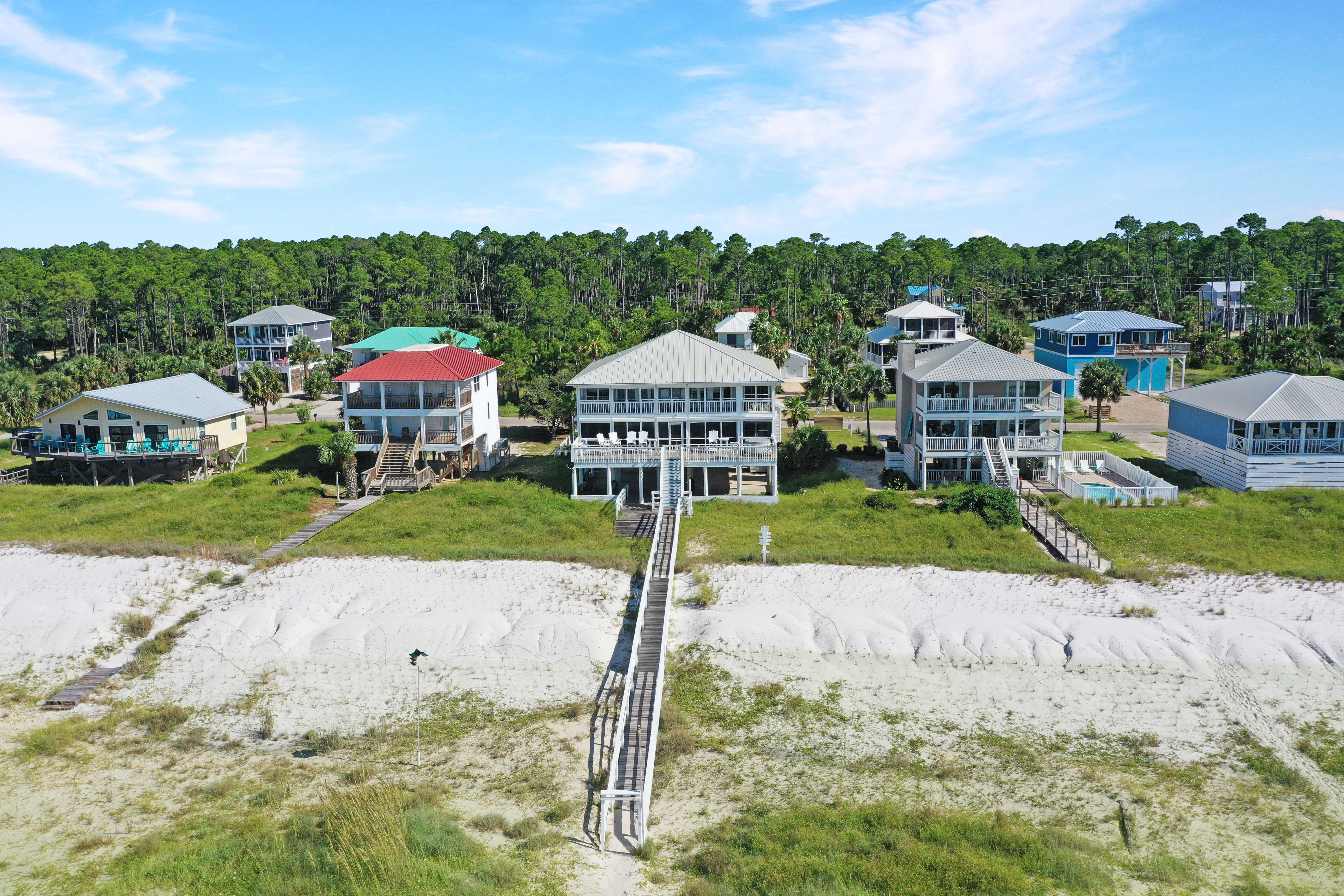 Private Beach Boardwalk