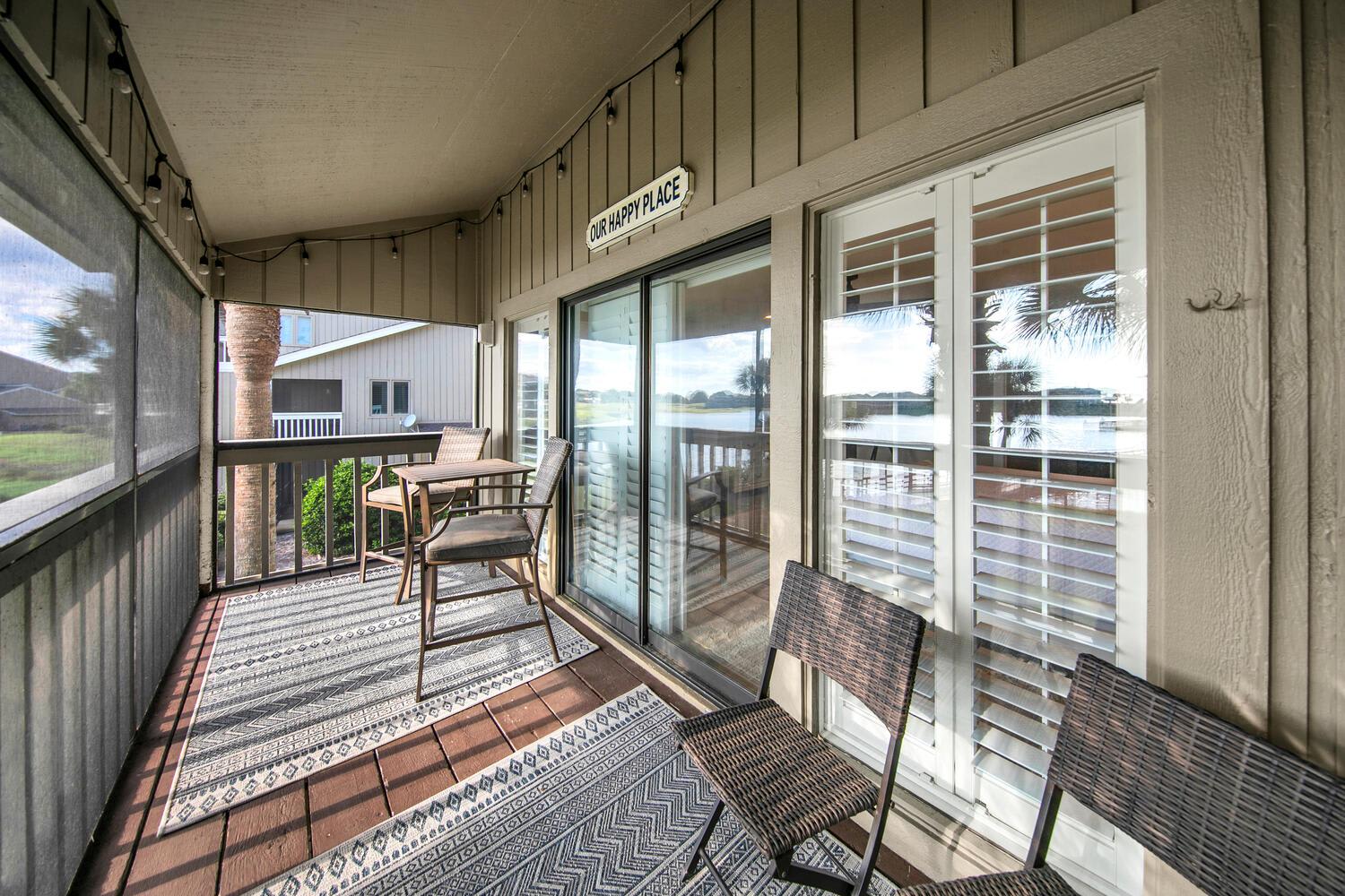 Balcony 1 Part 1 - Upstairs, off of Master Bedroom 
