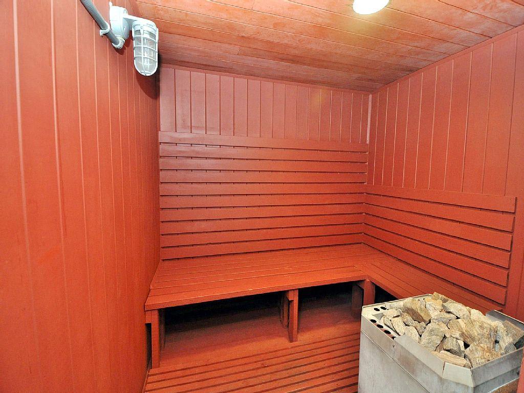 This sauna will be nice after workout.