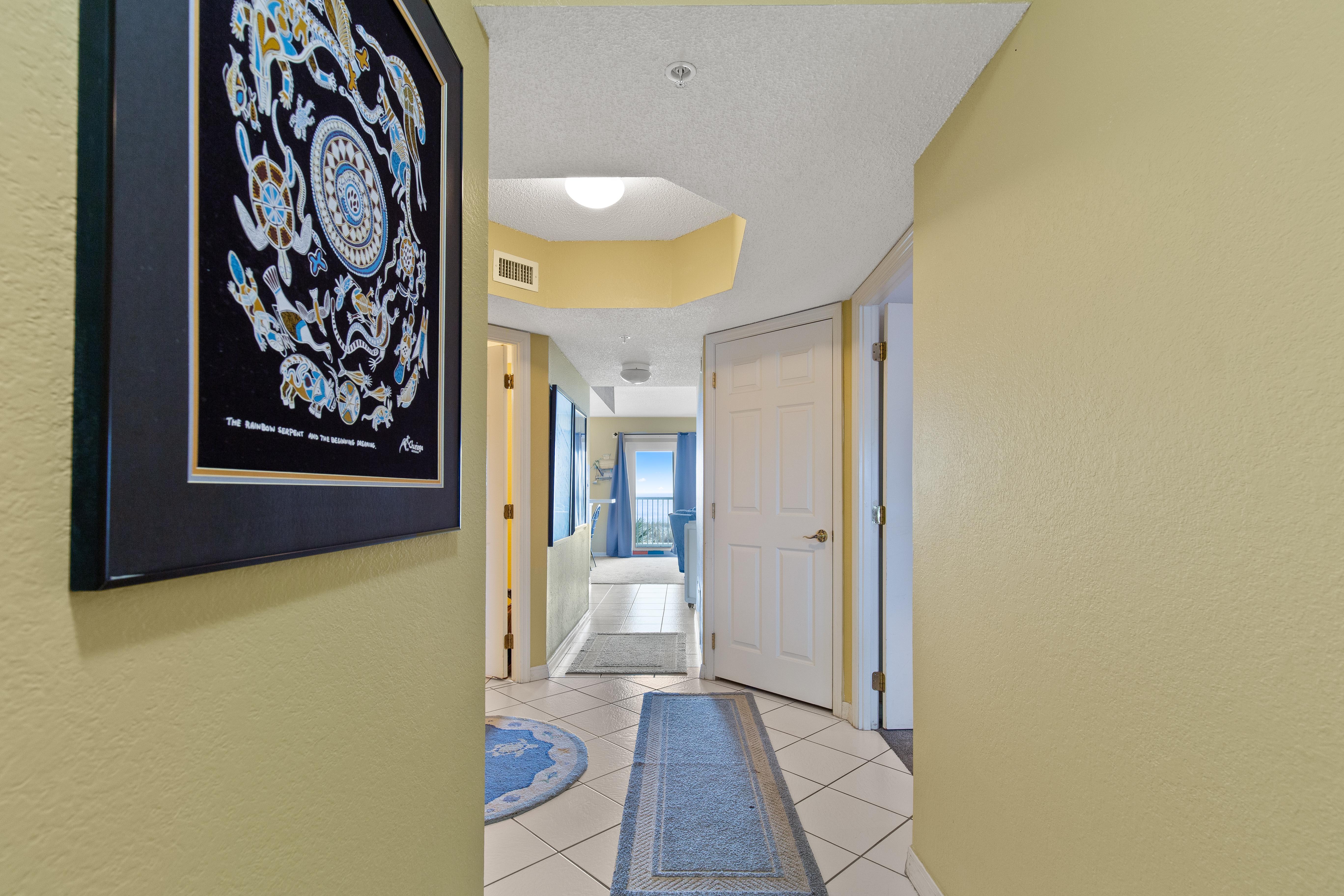 entry way to the unit