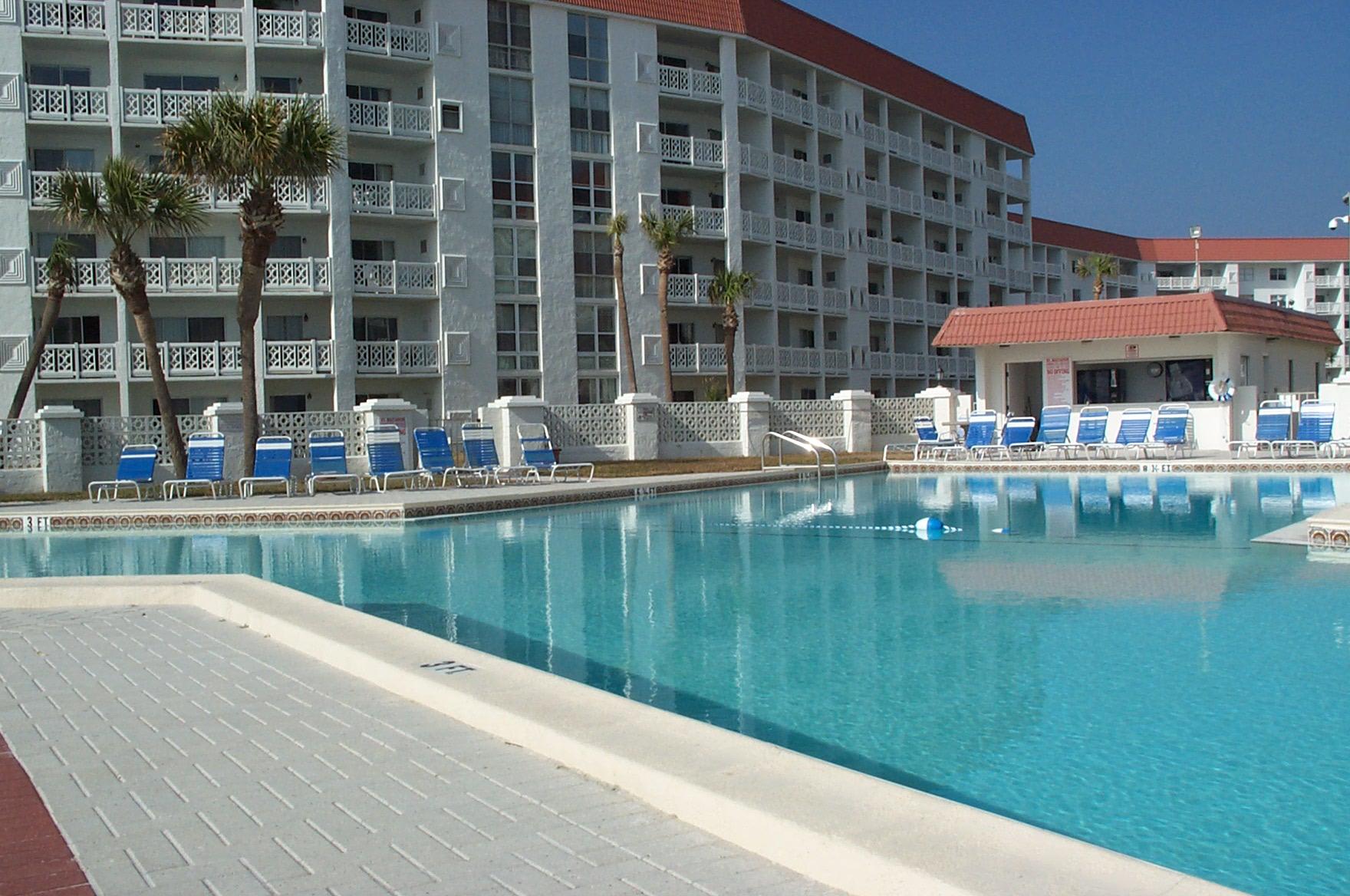 The Gulf front pool has been a place of family fun for years!