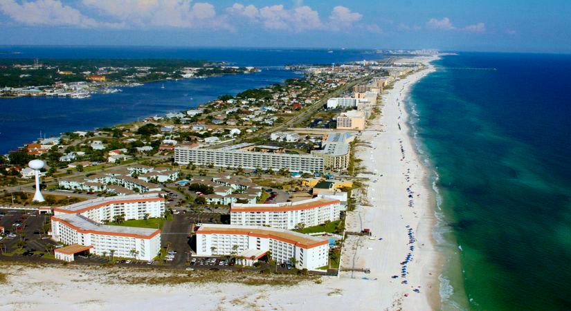 That's right - at the end of Okaloosa Island. You can see the bridge into FWB in the distance.