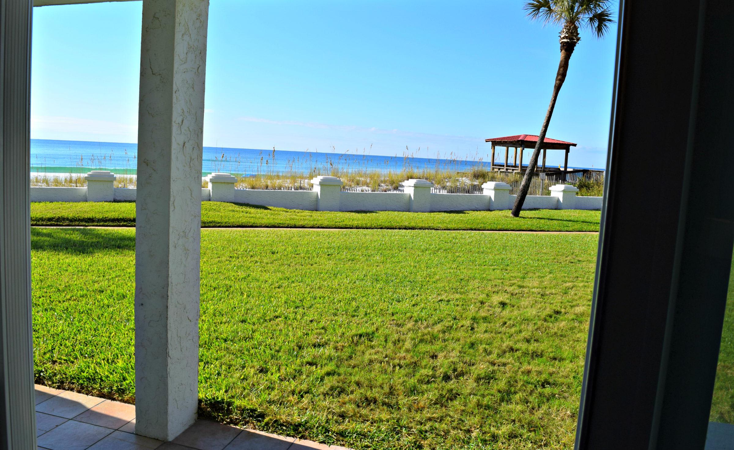 Patio from the Master bedroom.