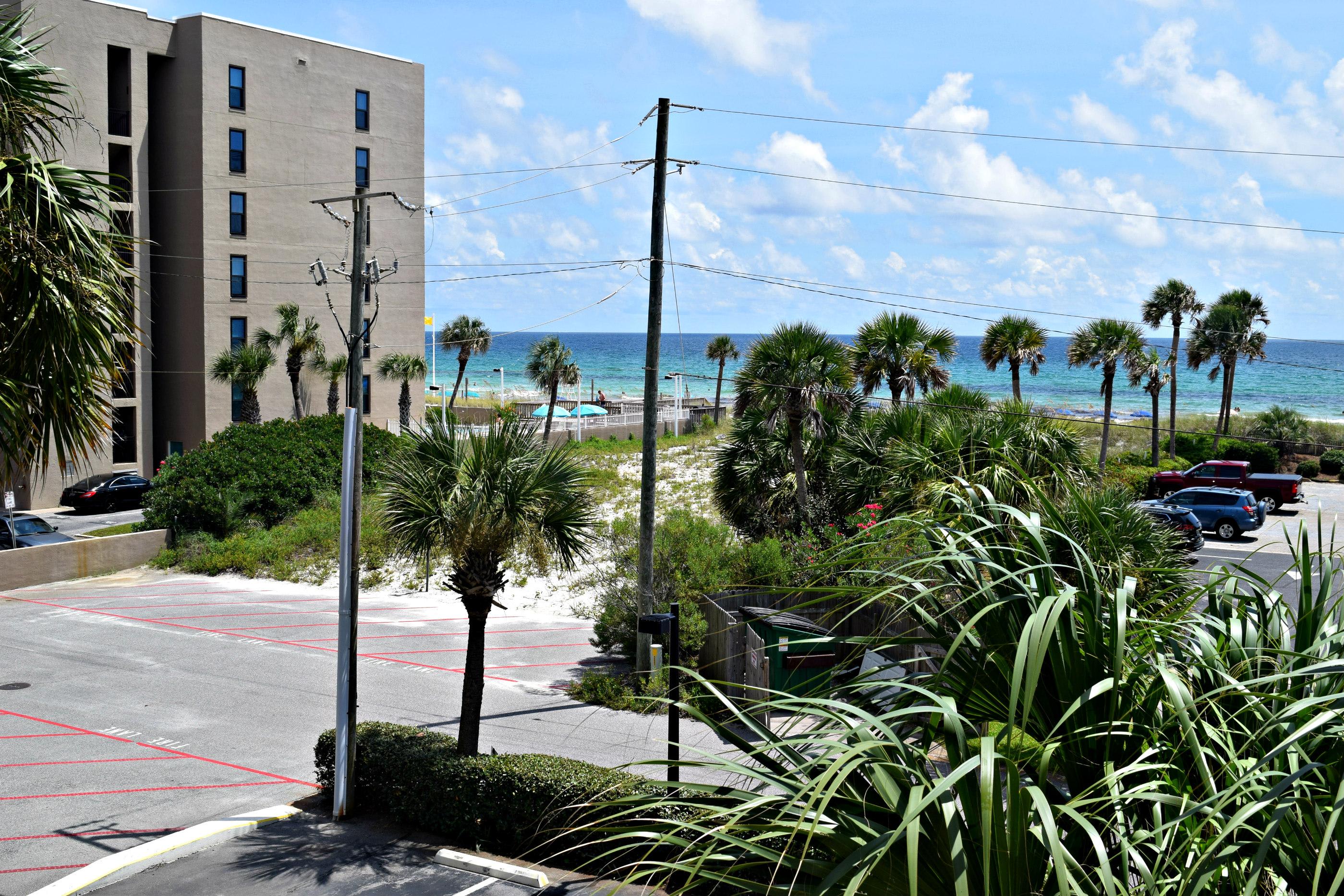 View from your balcony - Gulf is just steps away.