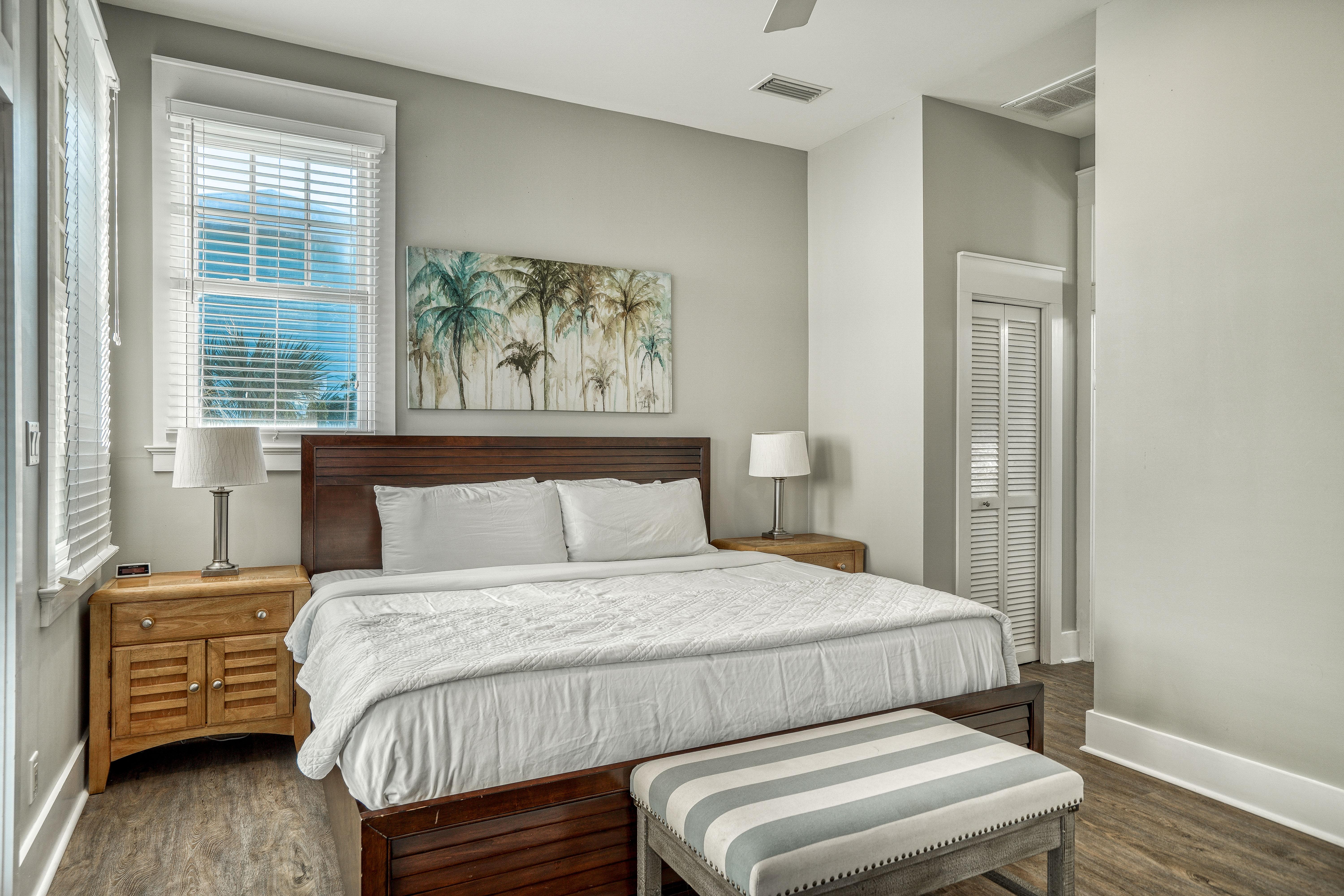 Sleep like a baby in this king-sized bed!