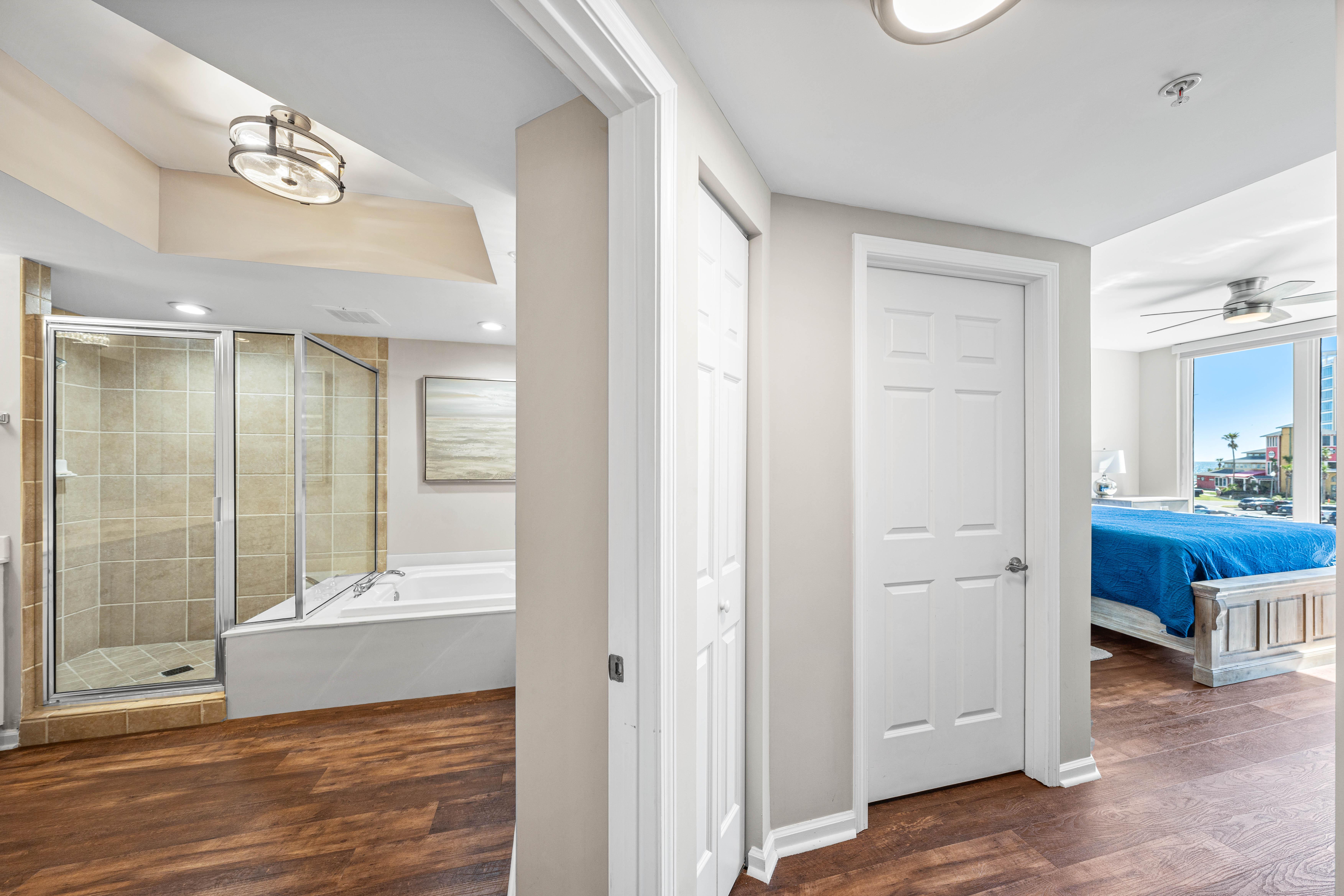 Primary Bedroom with Private Bathroom and Large Walk-In Closet