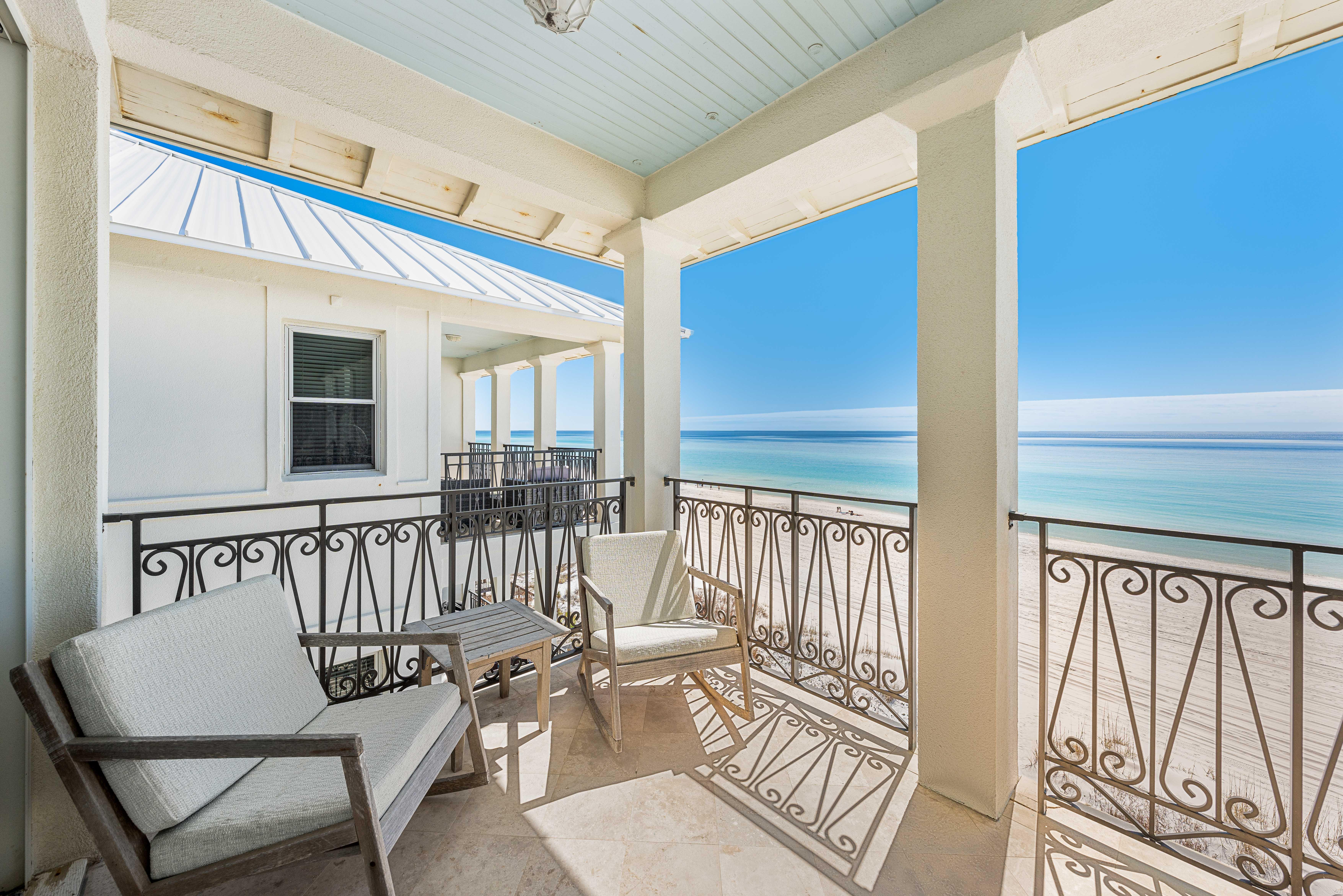 Private Balcony with Comfortable Seating and Amazing Views