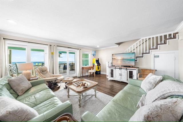 Level up your relaxation—movie nights on the big screen or high scores on the arcade