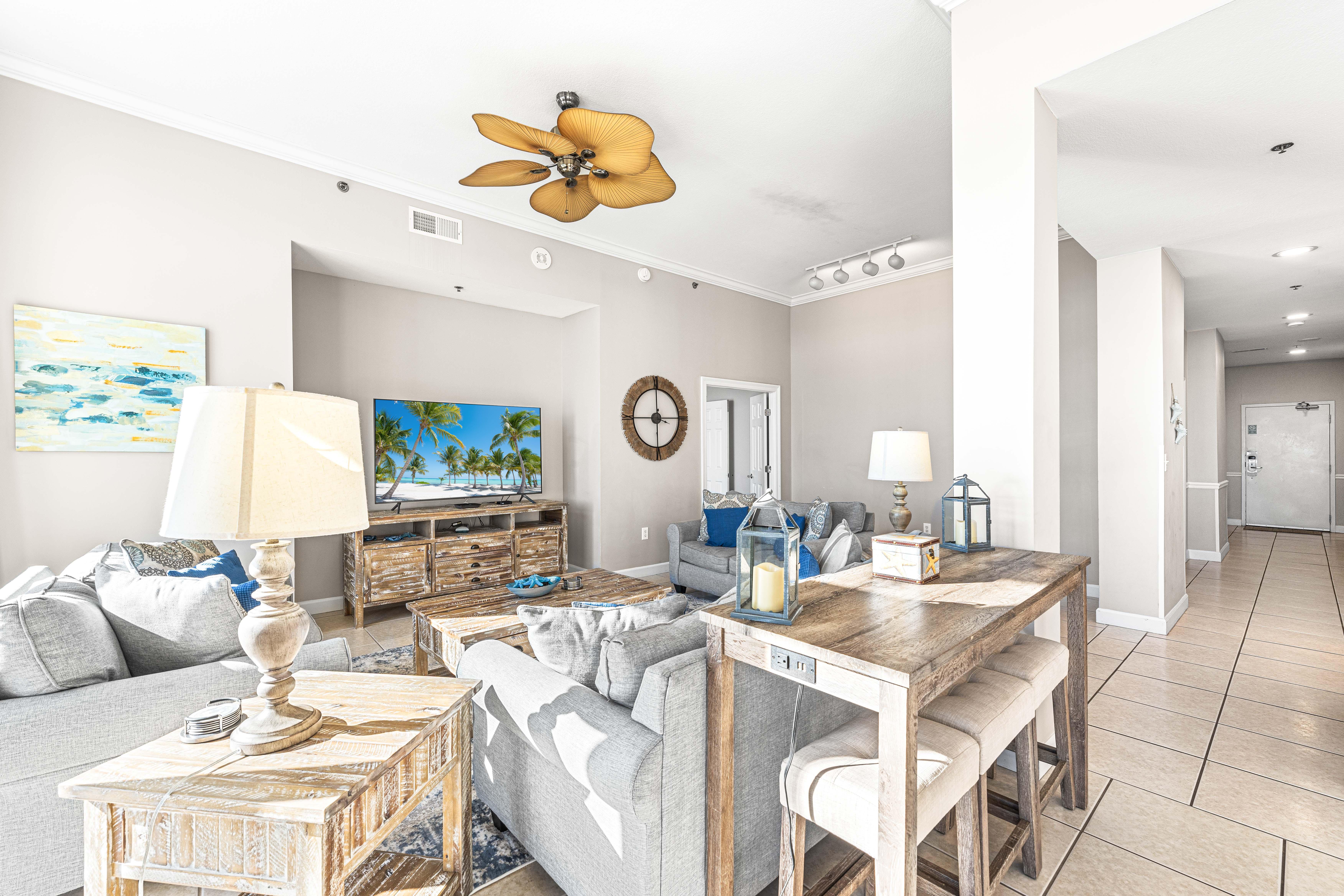 Desk, Stools, USB Ports and Power!