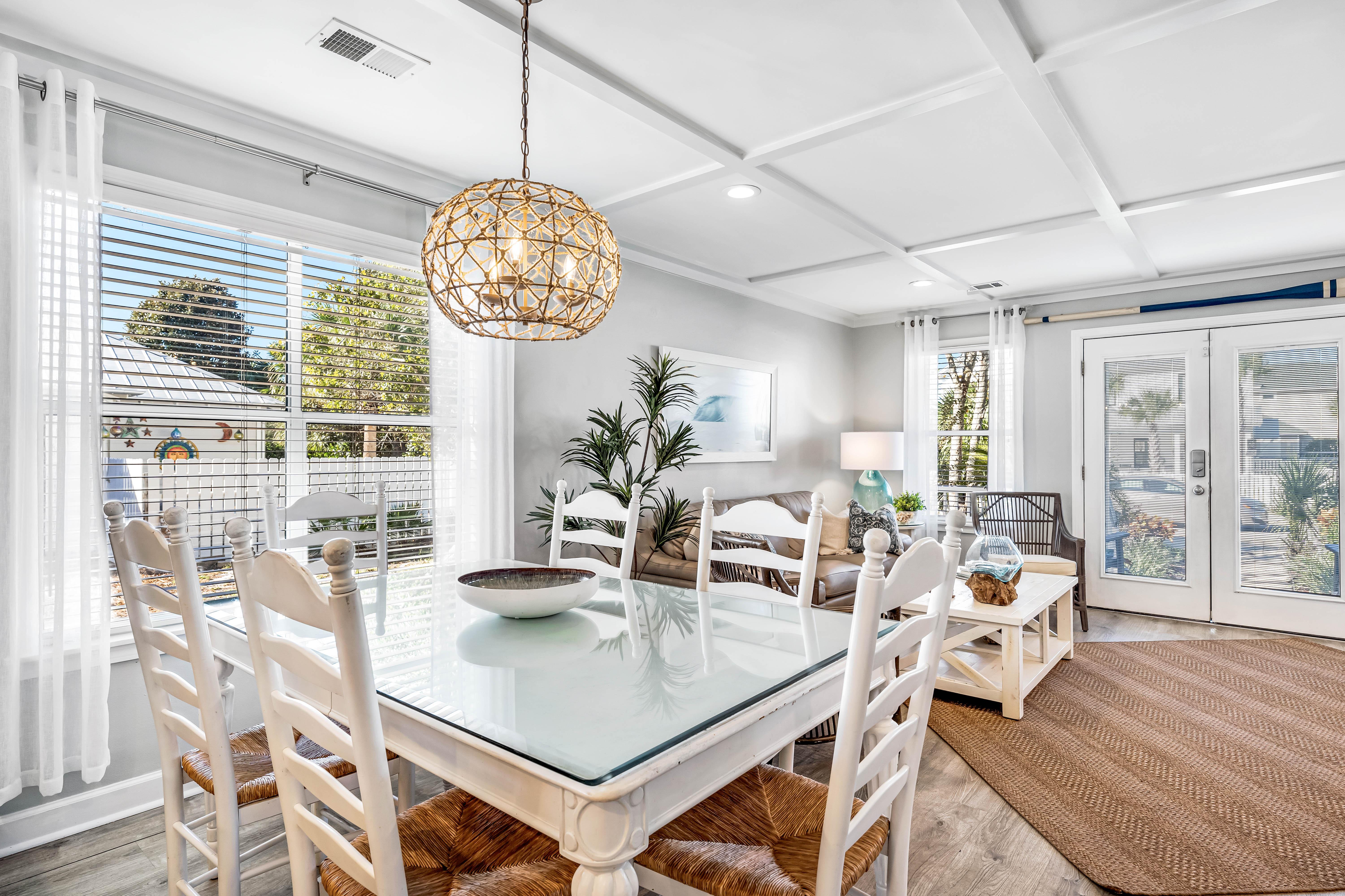 Dining Table and Living Room