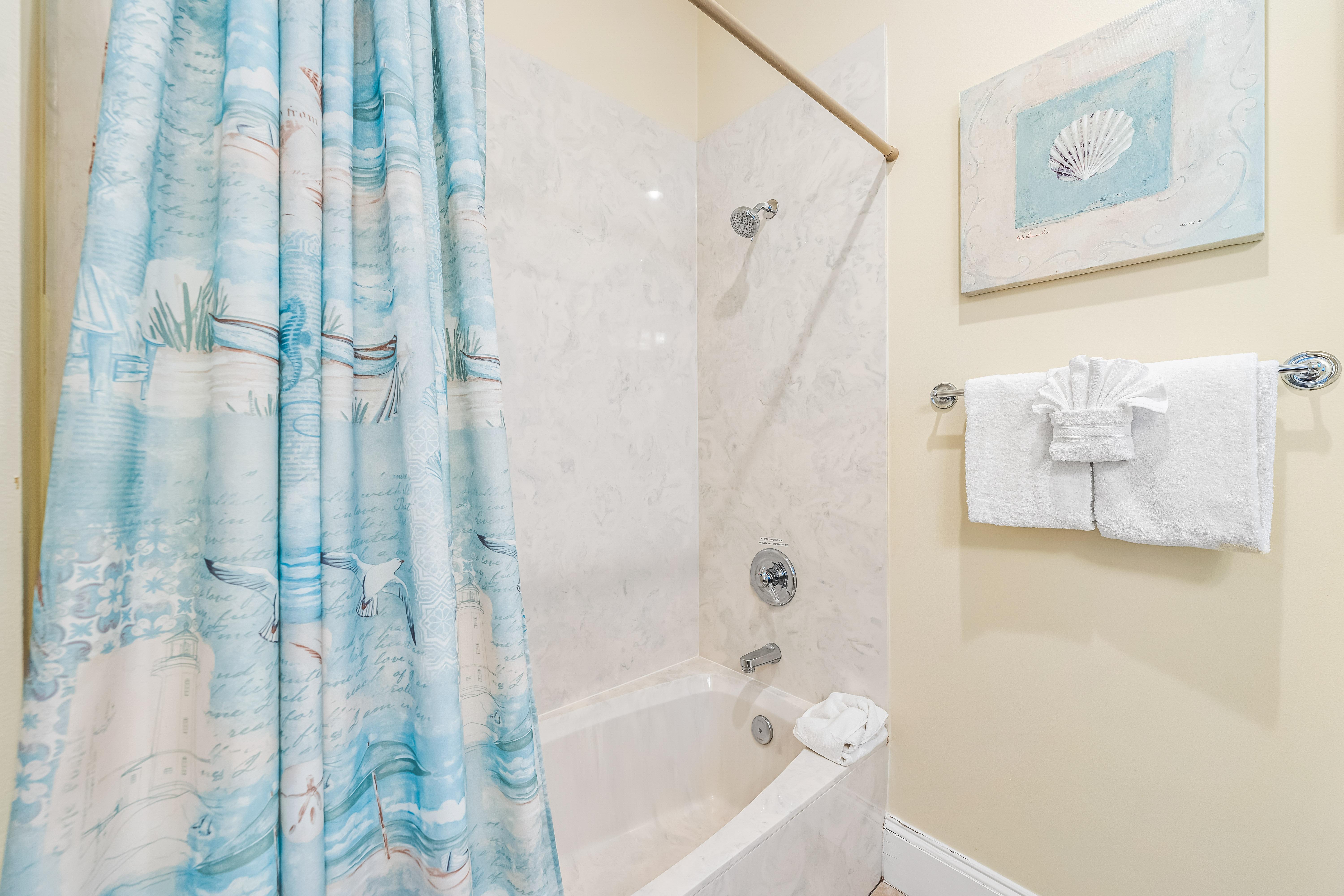 Private Bath with Shower/Tub Combo