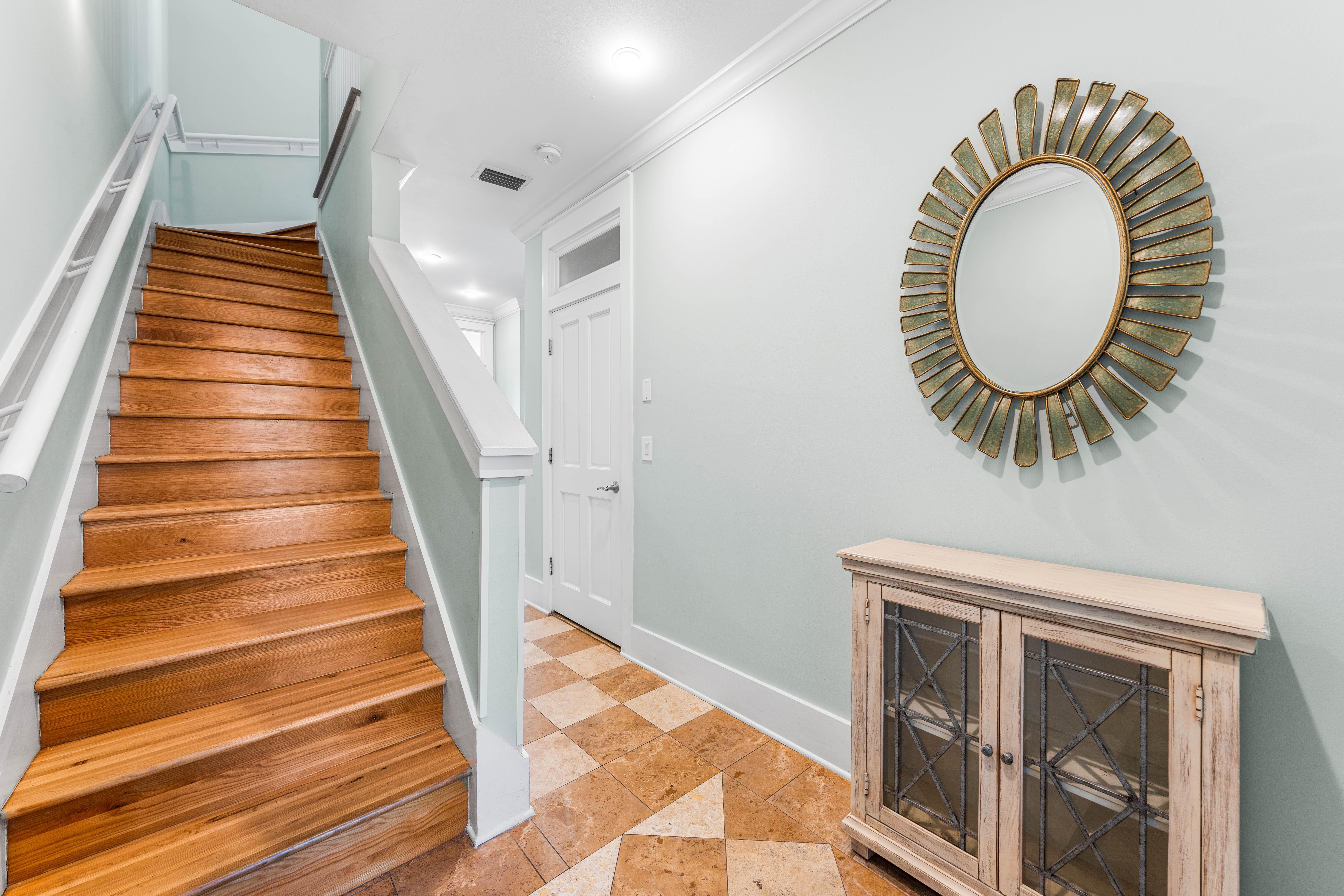 Take the Stairs to the First Floor or the Elevator!!