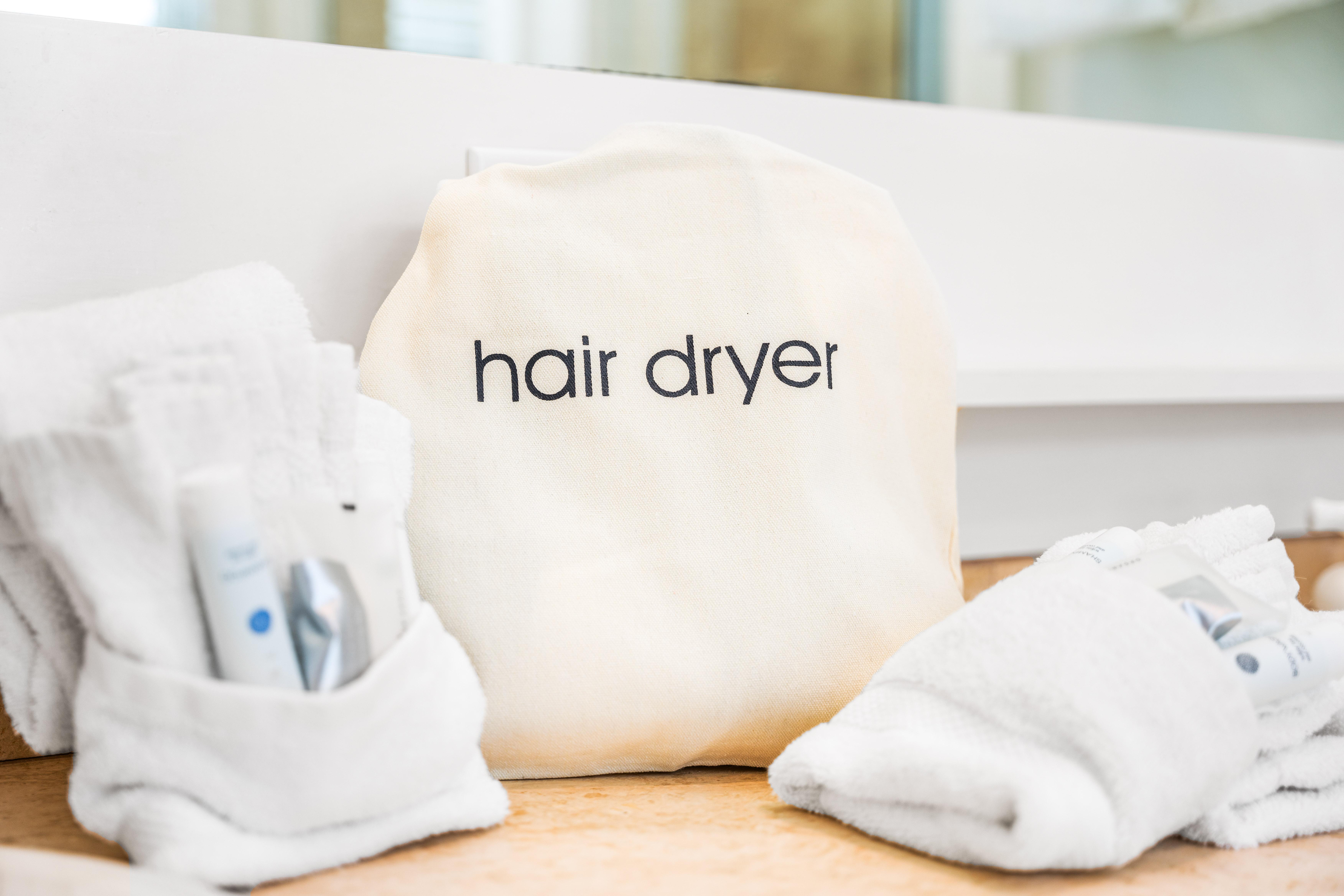 Hair Dryers & Travel-Size Bathroom Amenities Included!!