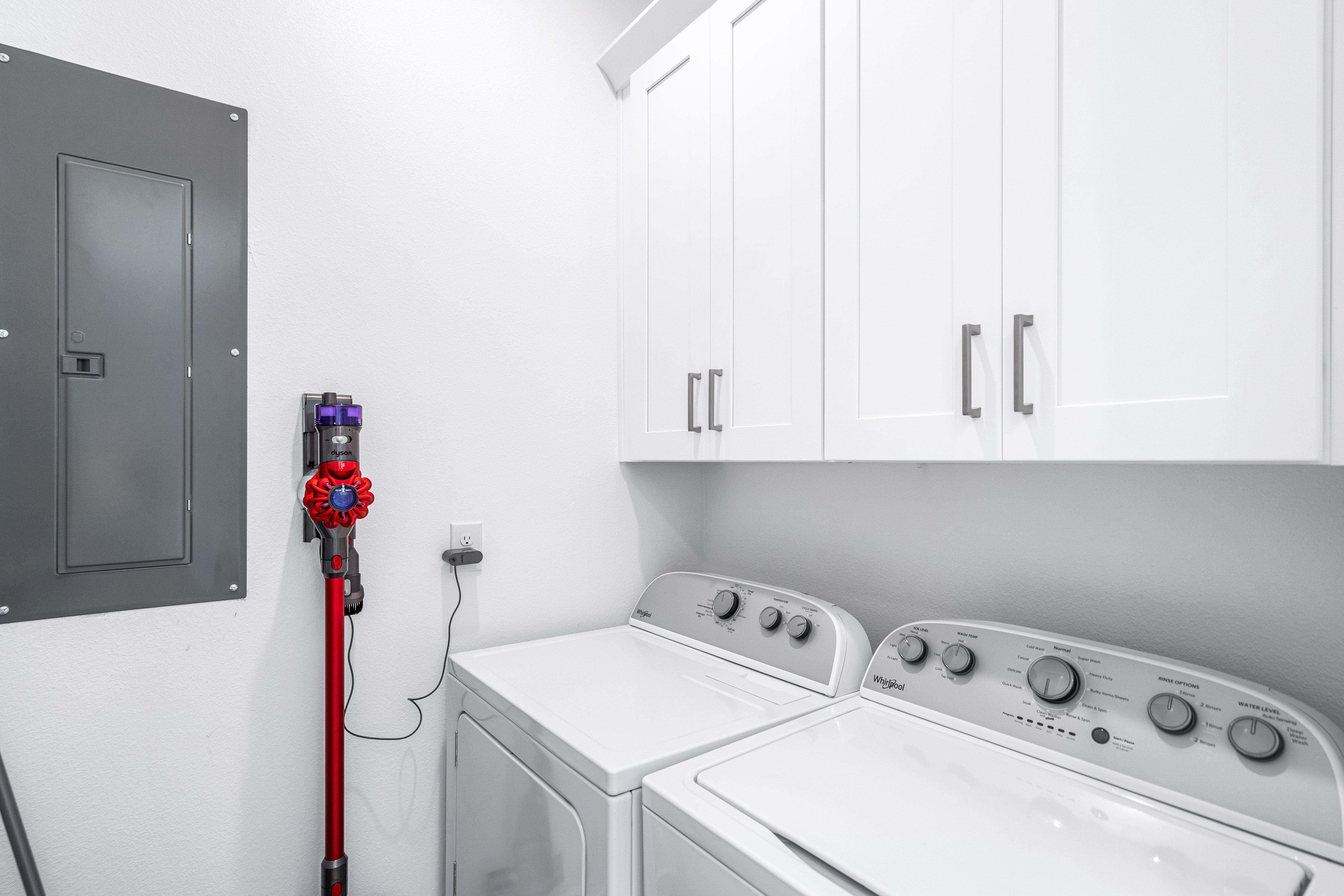 First Floor laundry room.