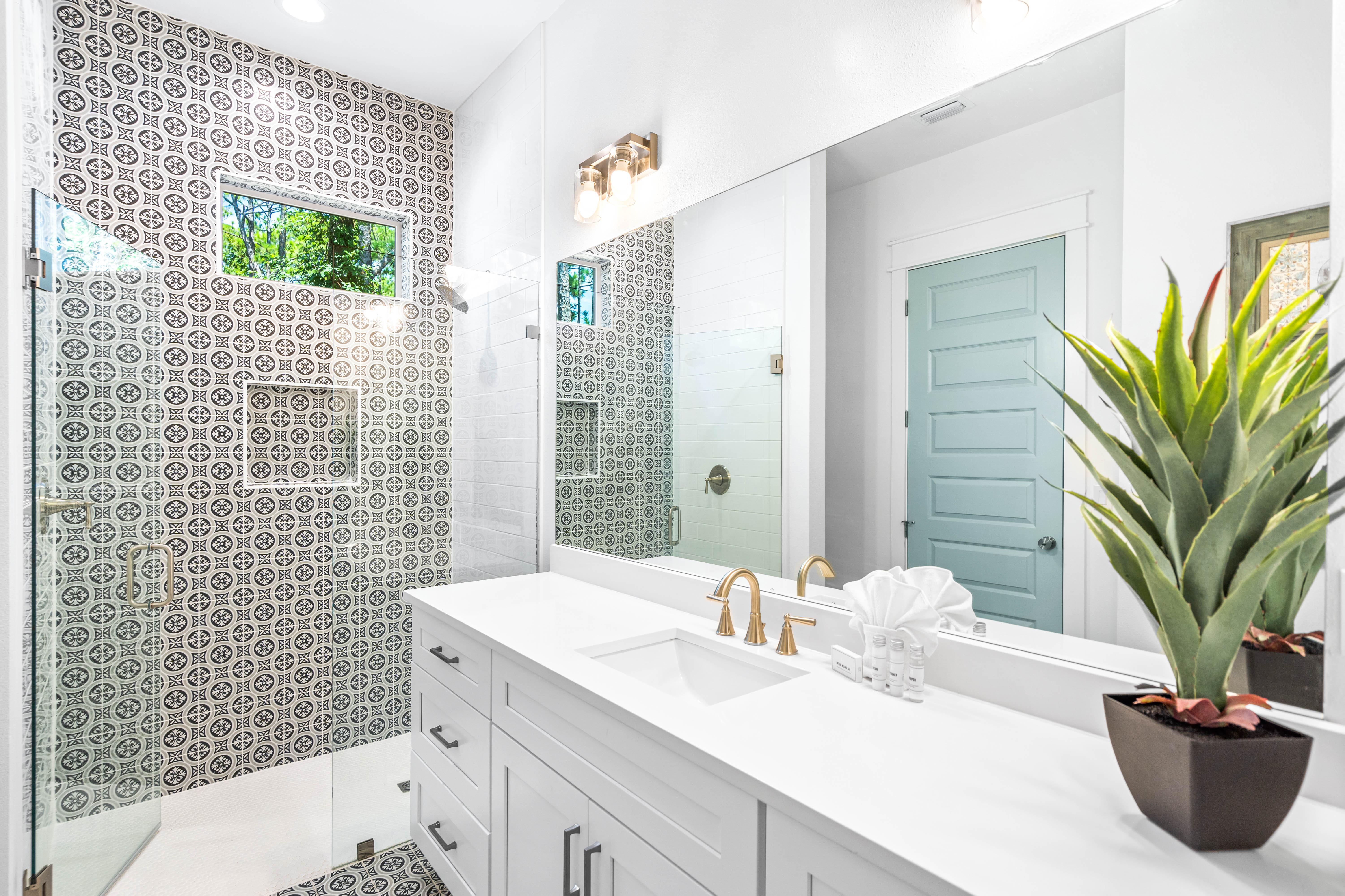 1st Floor Private Bathroom with Walk In Shower