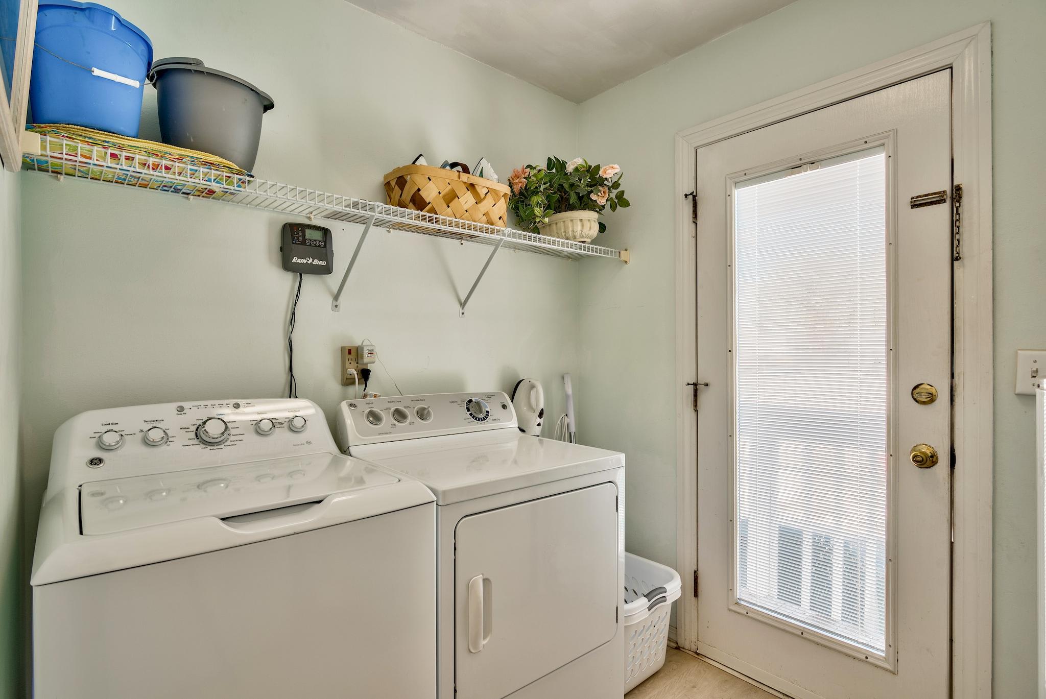 First Floor Washer/Dryer Room