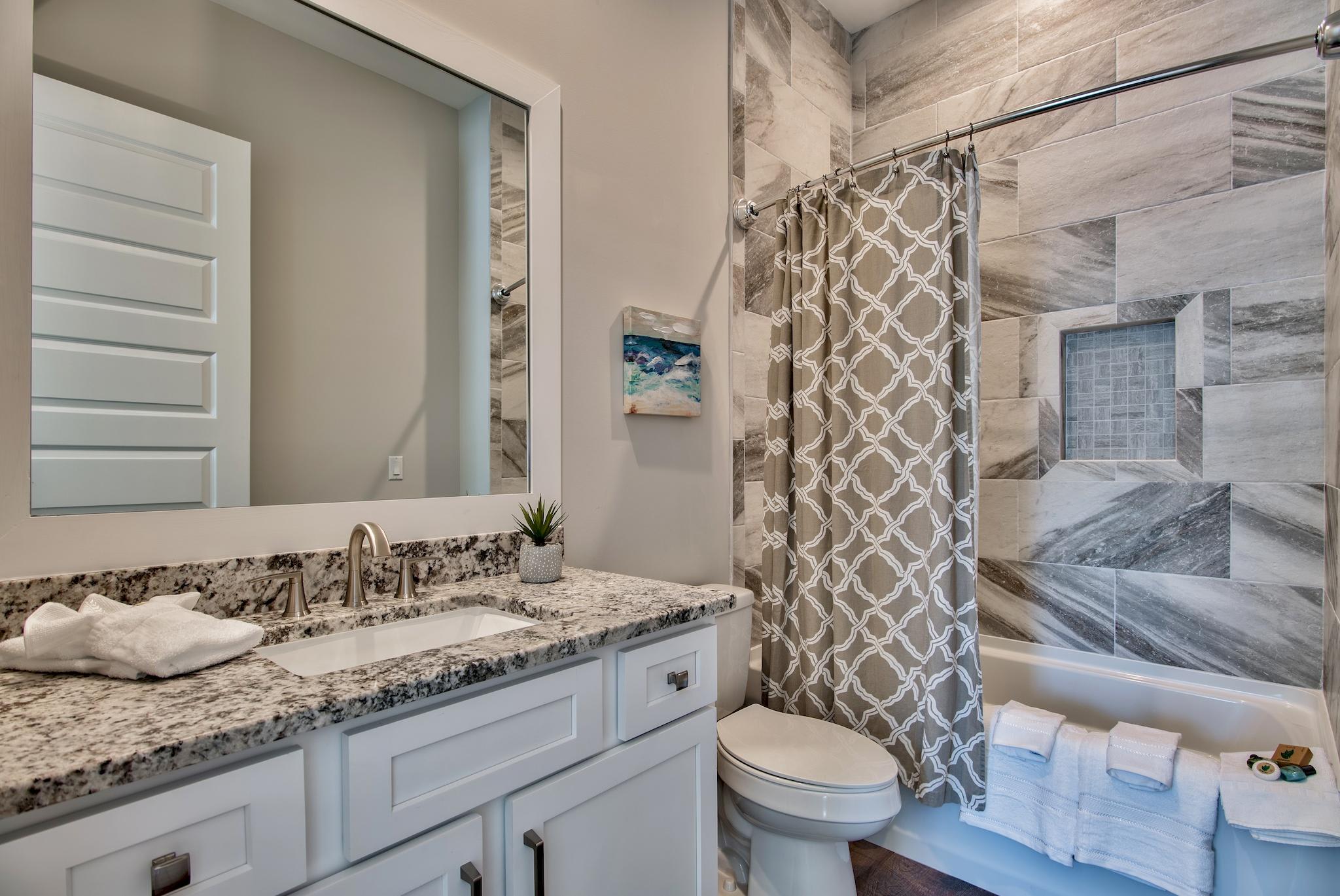 1st Floor Private King Bedroom w/ Shower/Tub Combo