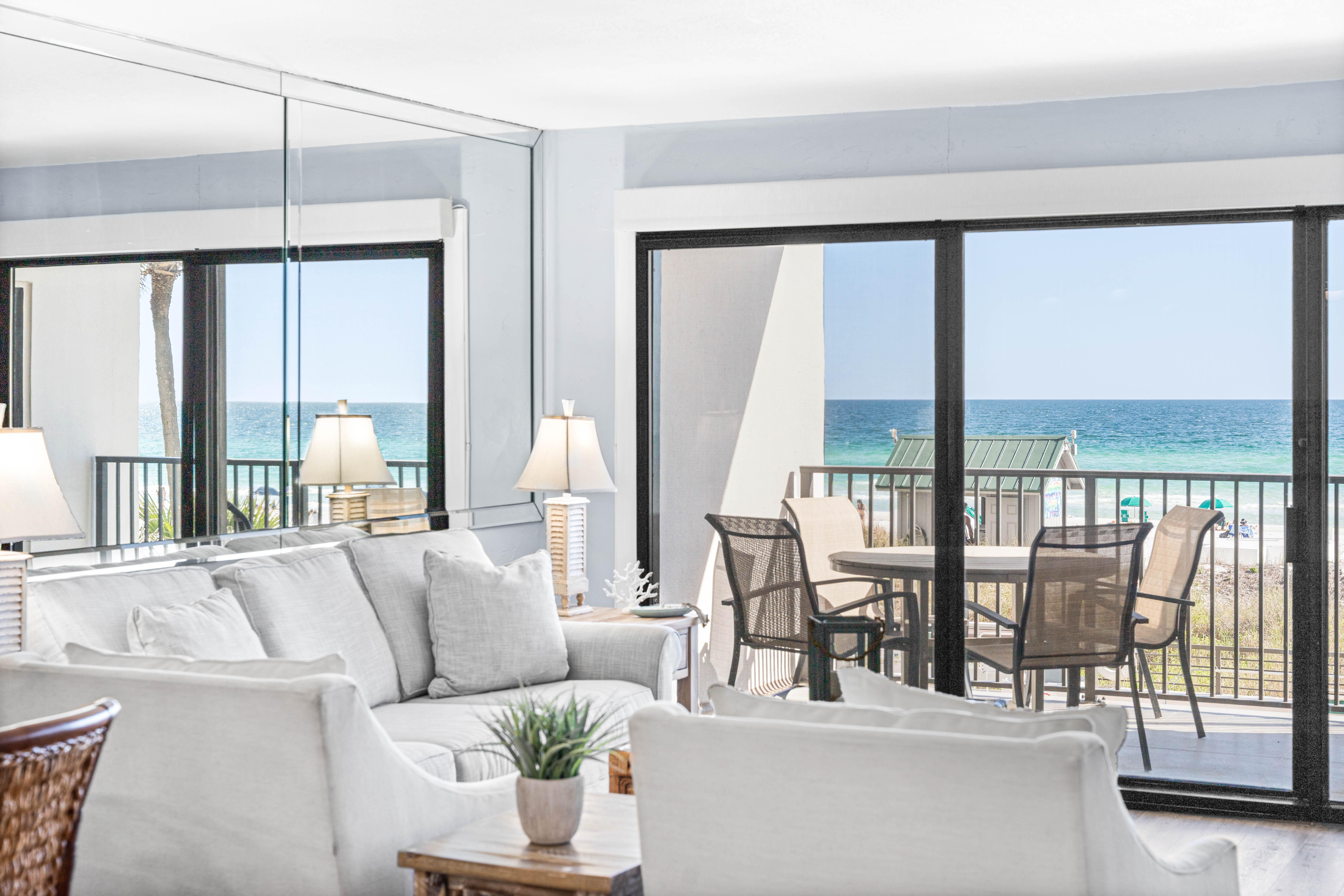 Soothing colors of the sky and sand