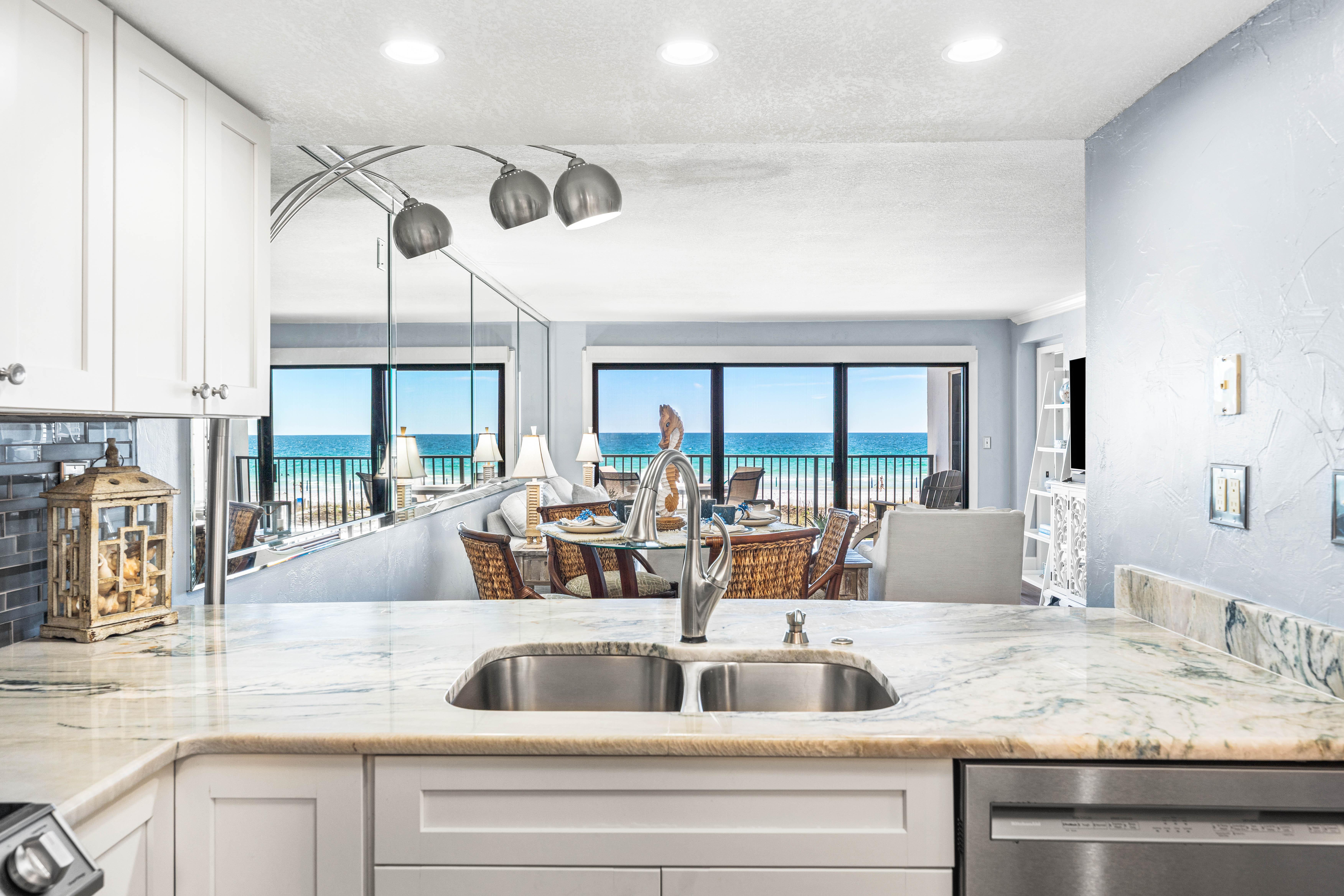 Gulf Views from the Kitchen!