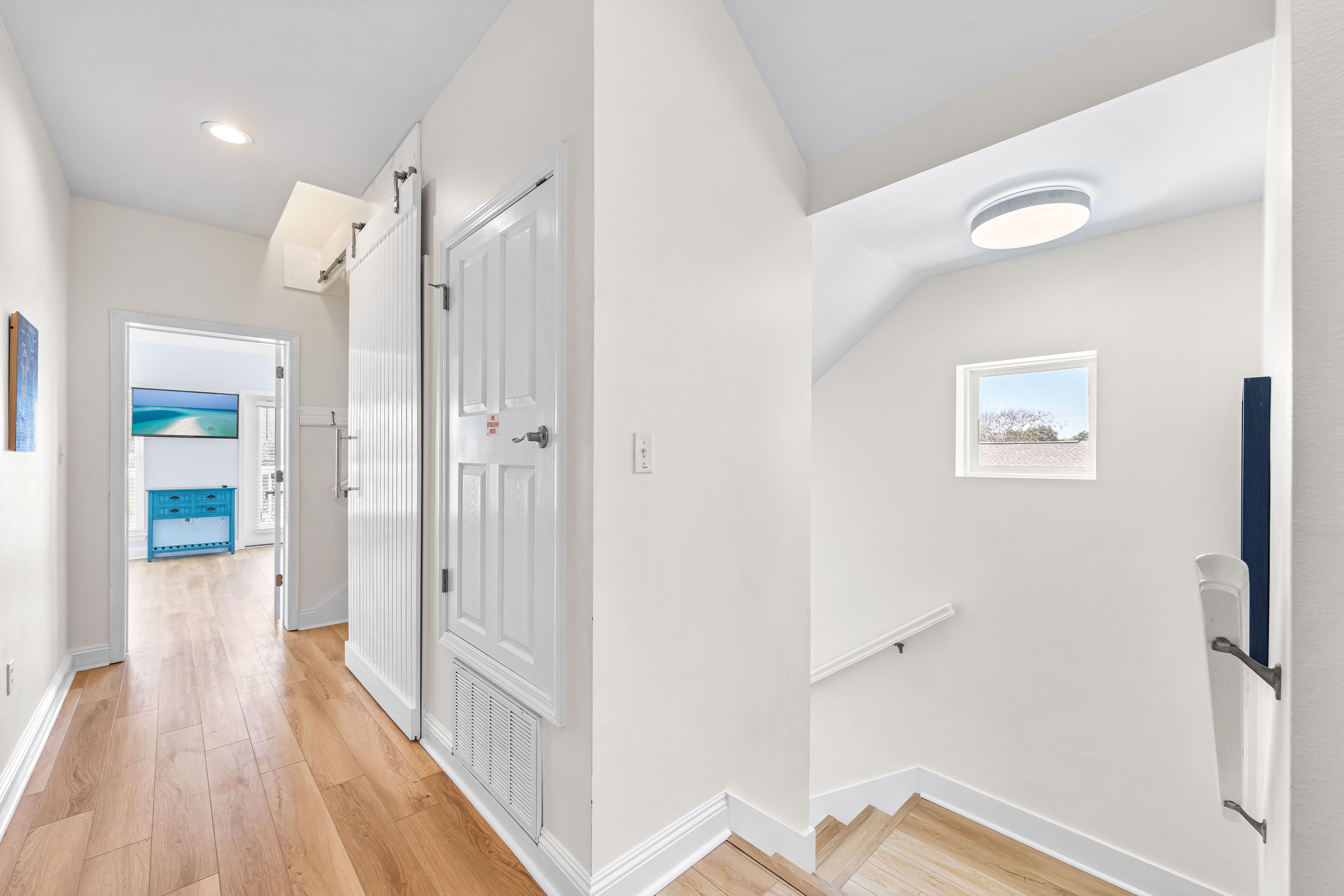 Second Floor Hallway leading to the Primary King Bedroom