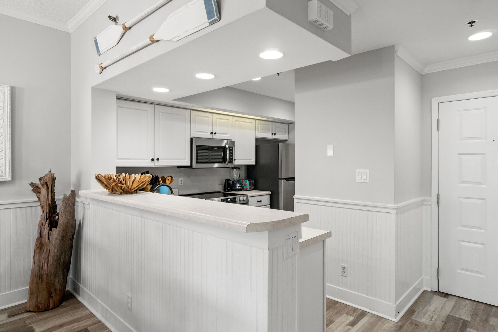 Cook like you-re at home with a fully equipped kitchen stocked with all the essentials.