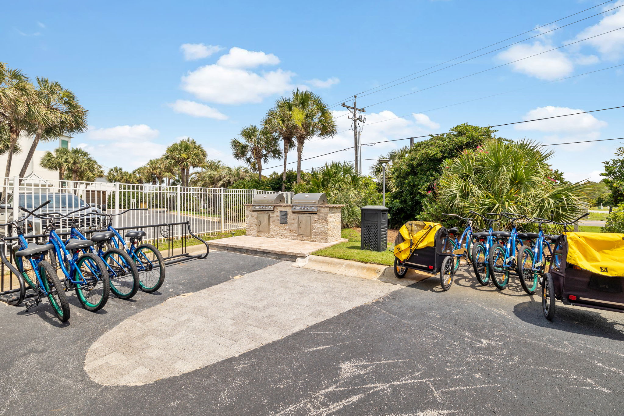 Bikes Included & Access to Community Grills