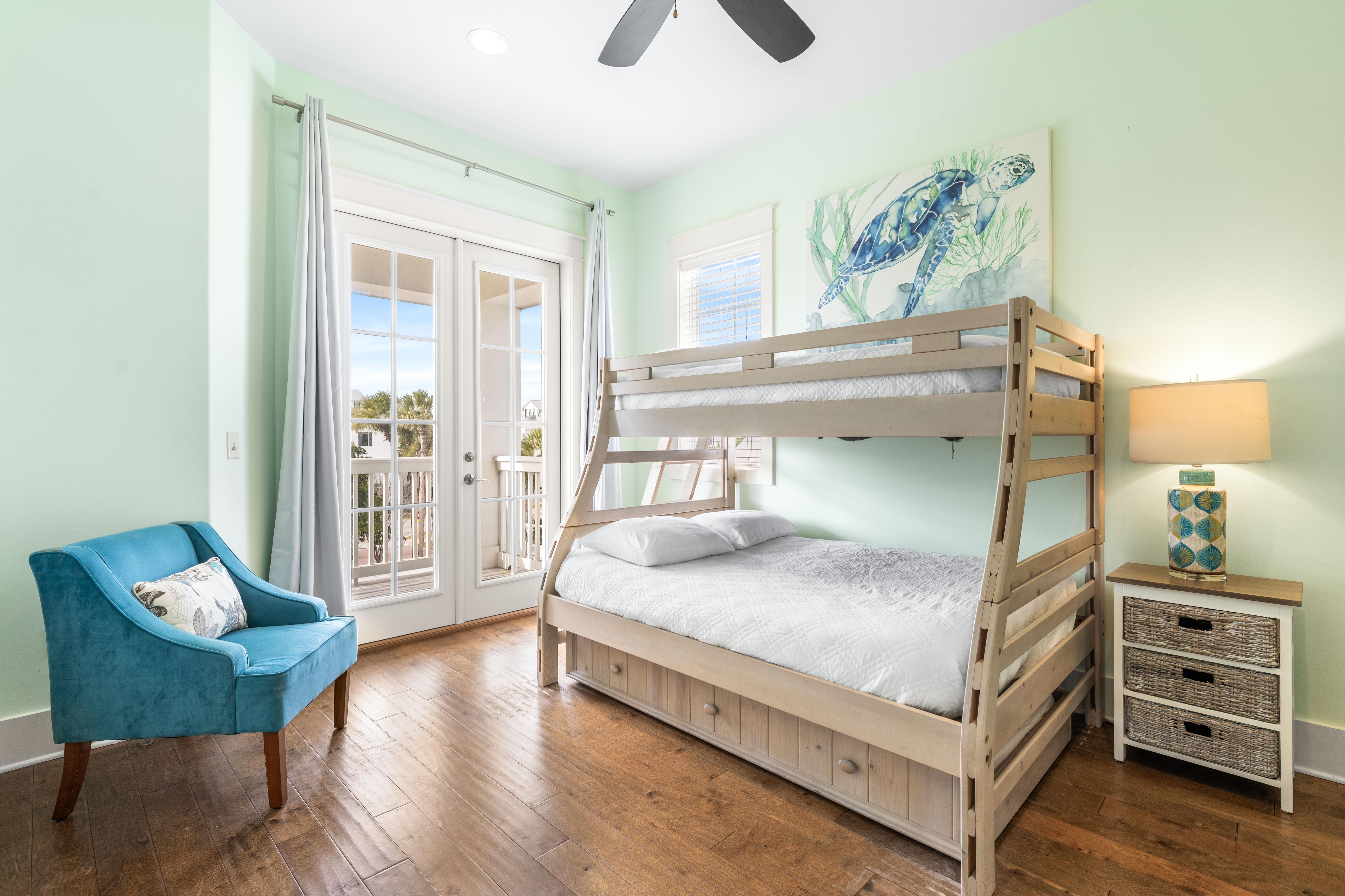 Third Floor Bunkroom Twin Over Full with Twin Trundle