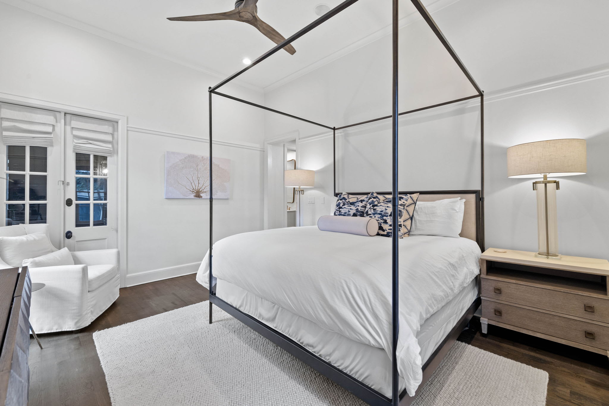 2nd Floor Primary Suite - Furnished with a King Size Bed