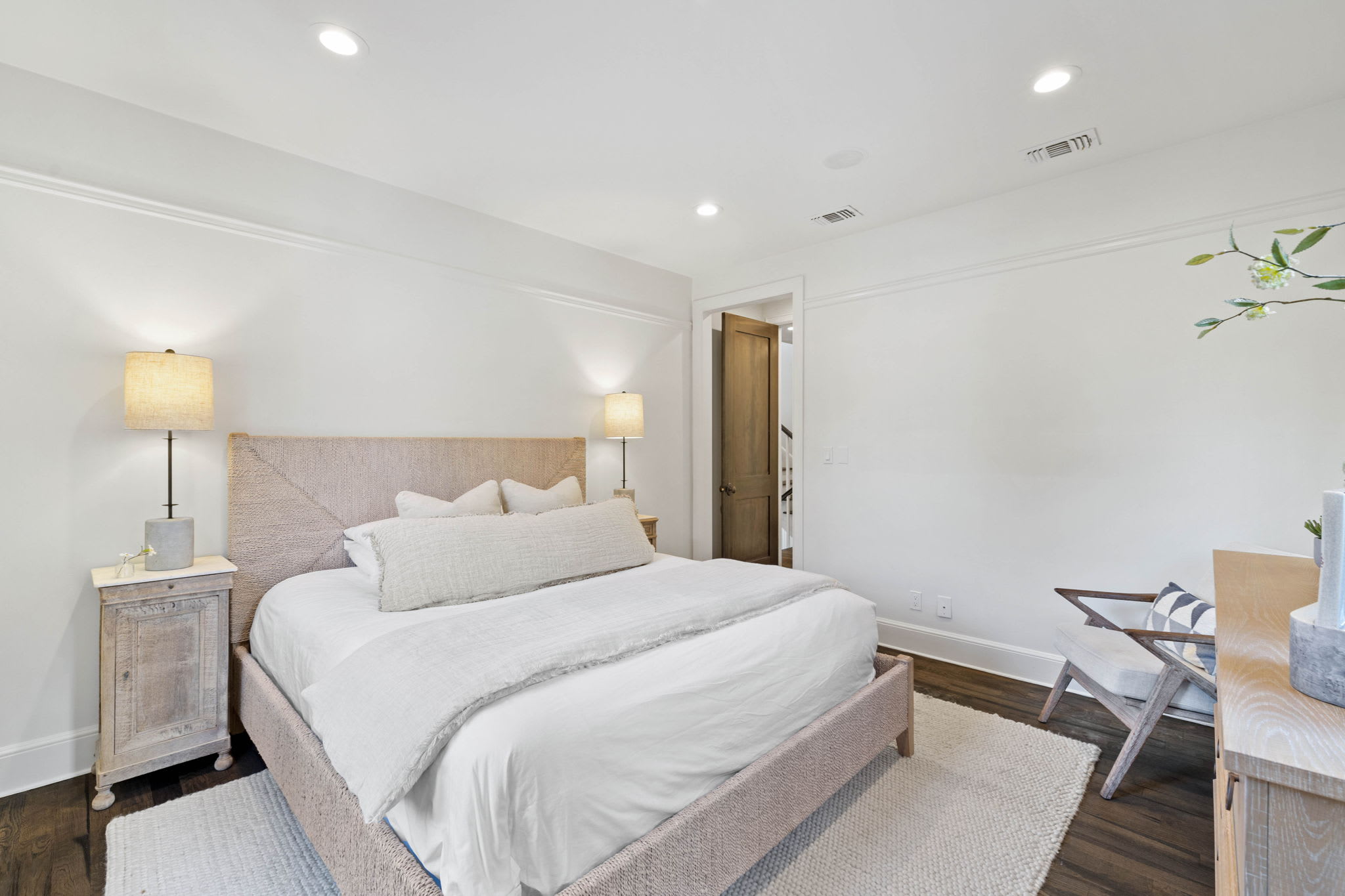 2nd Floor Primary Suite - Furnished with a California King Size Bed