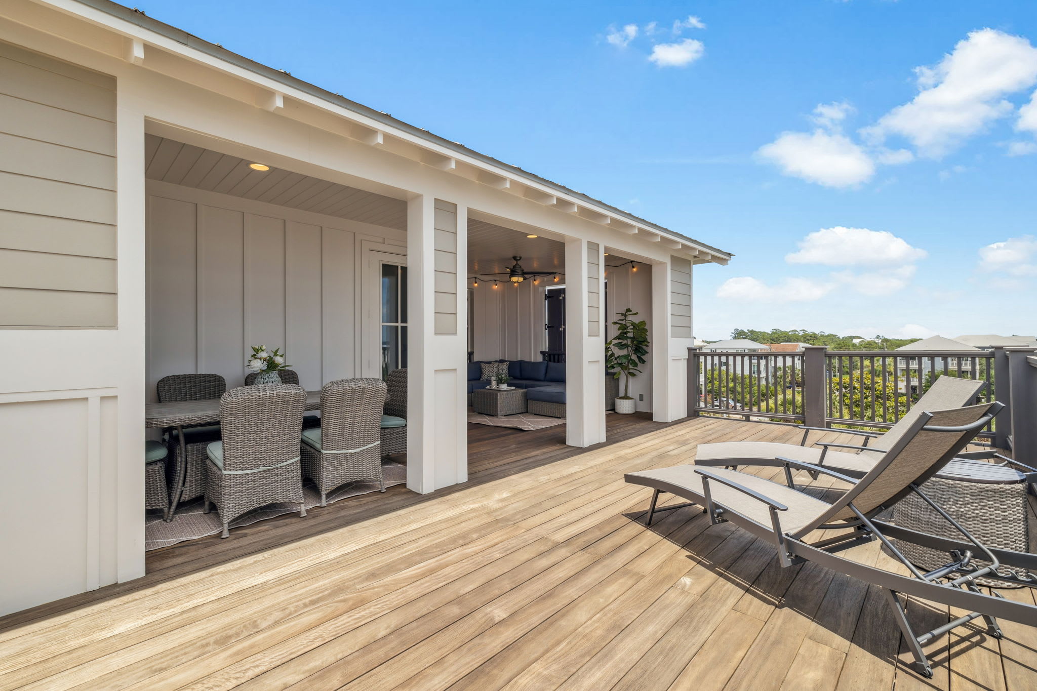 Expansive 4th Floor Balcony!