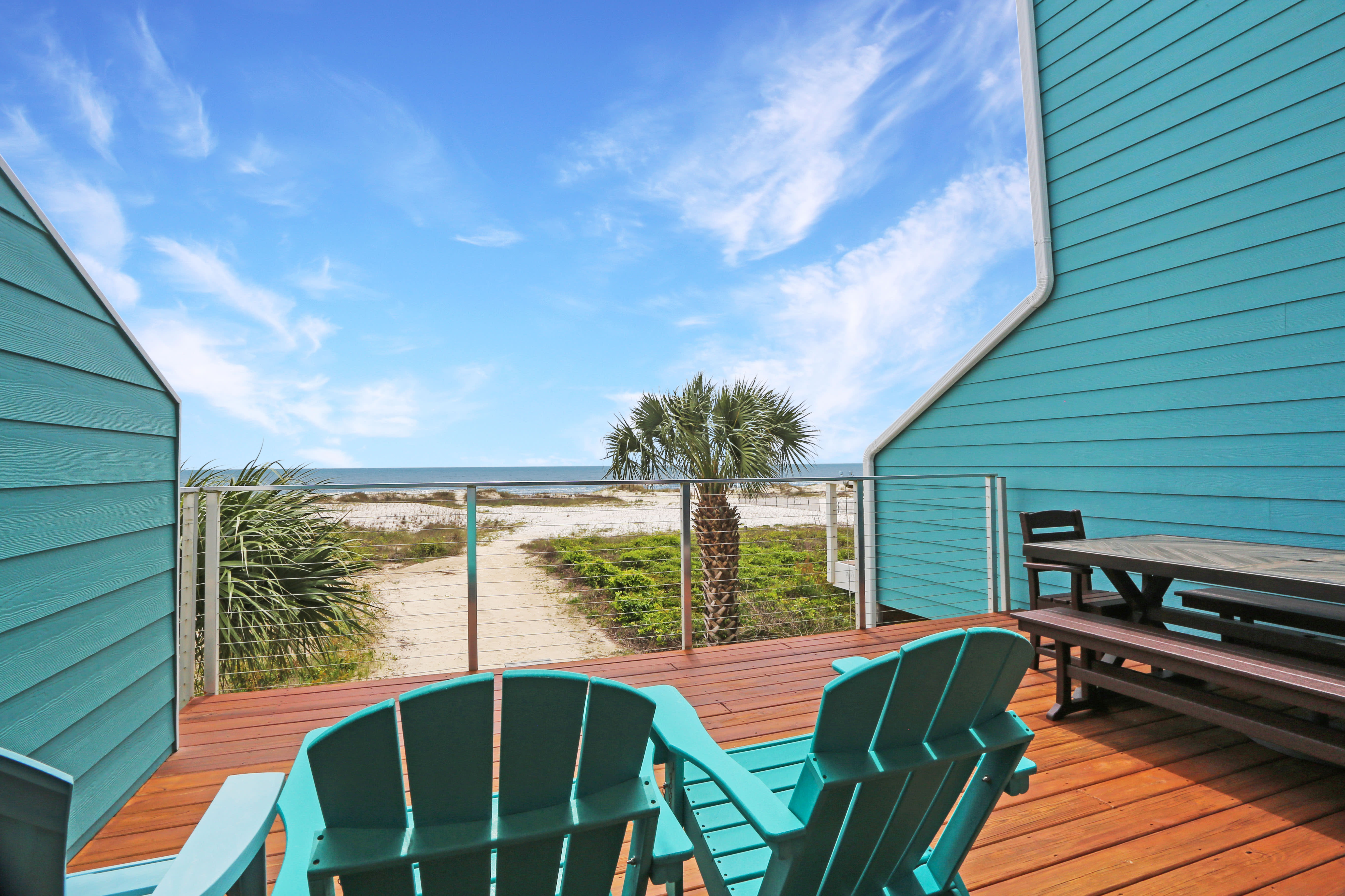 Gulf Front Deck View