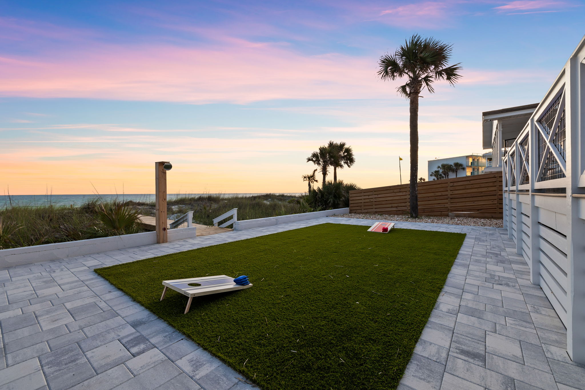 Play a Game on the Green Space