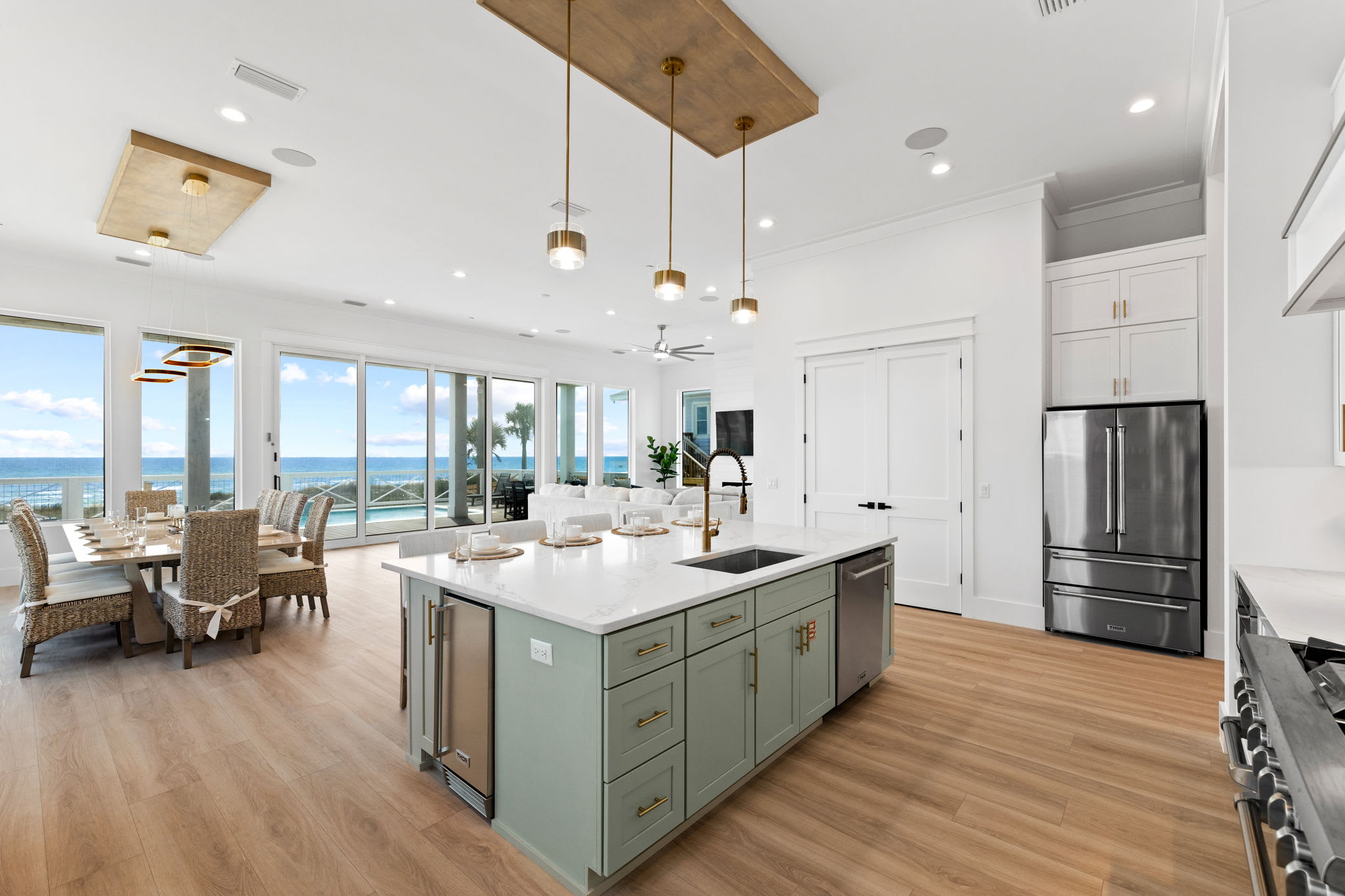 Chef's Kitchen and Open Living Space on 1st Floor!