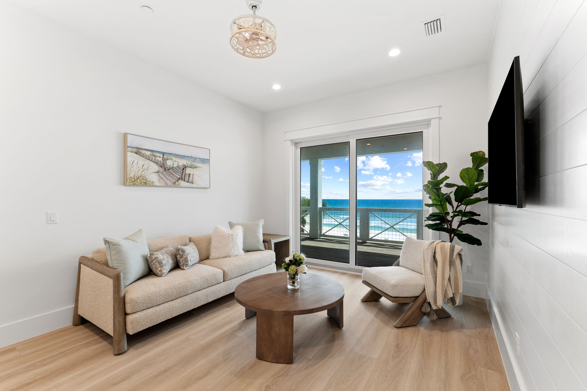 2nd Floor - Living Space with Wet Bar