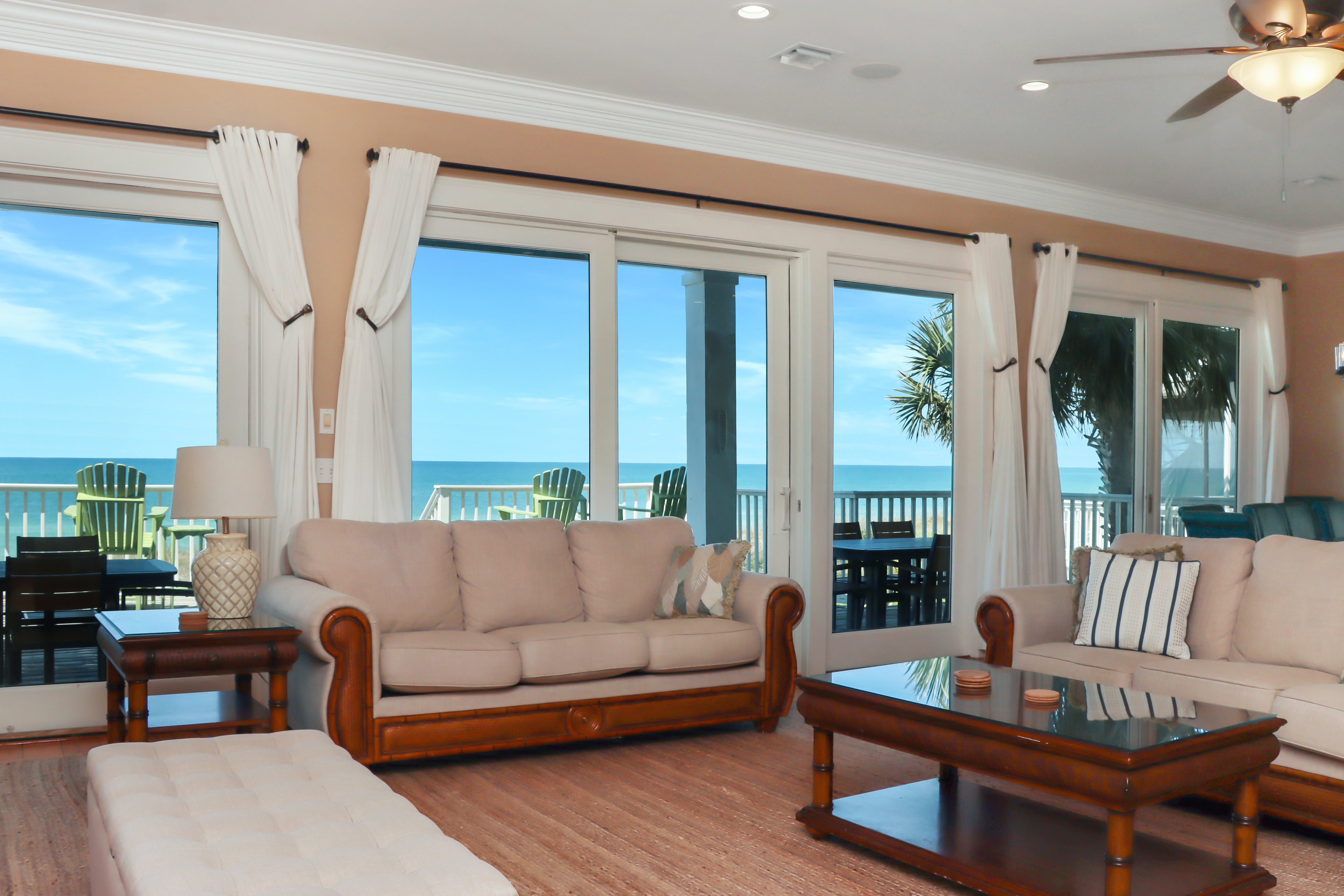 Beautiful Beach View in Backdrop