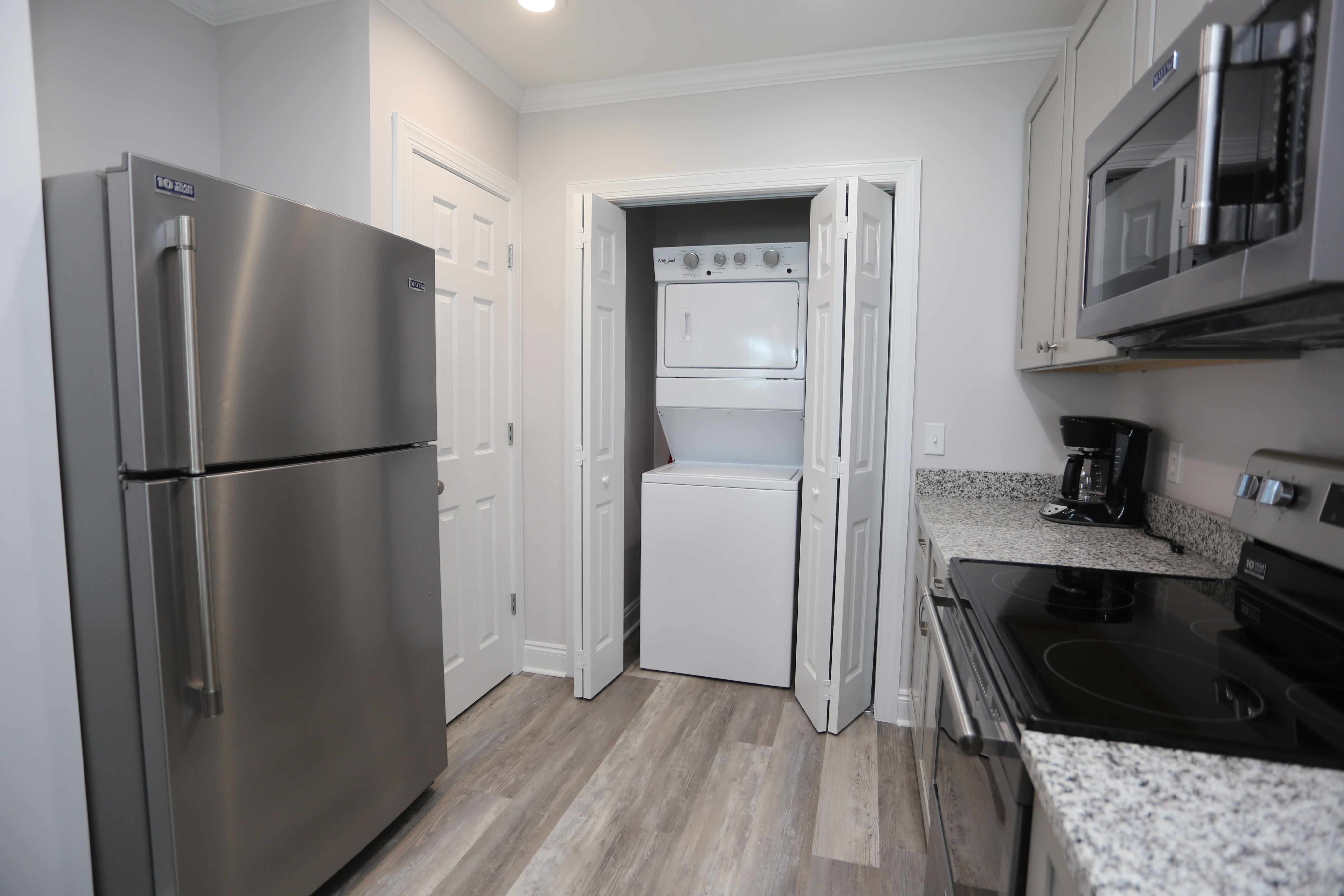 Kitchen with Laundry Closet