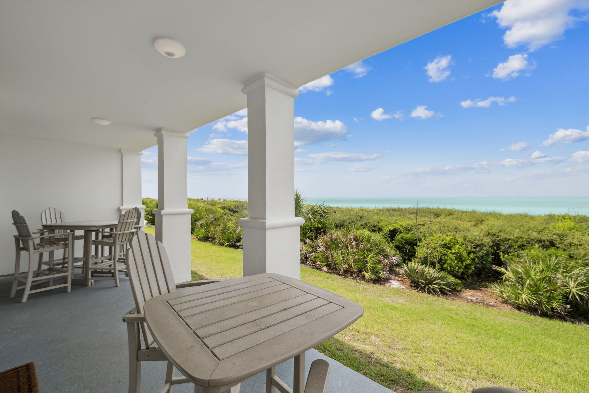 Enjoy Al Fresco Dining & Take in the Views from the Ground Floor Patio