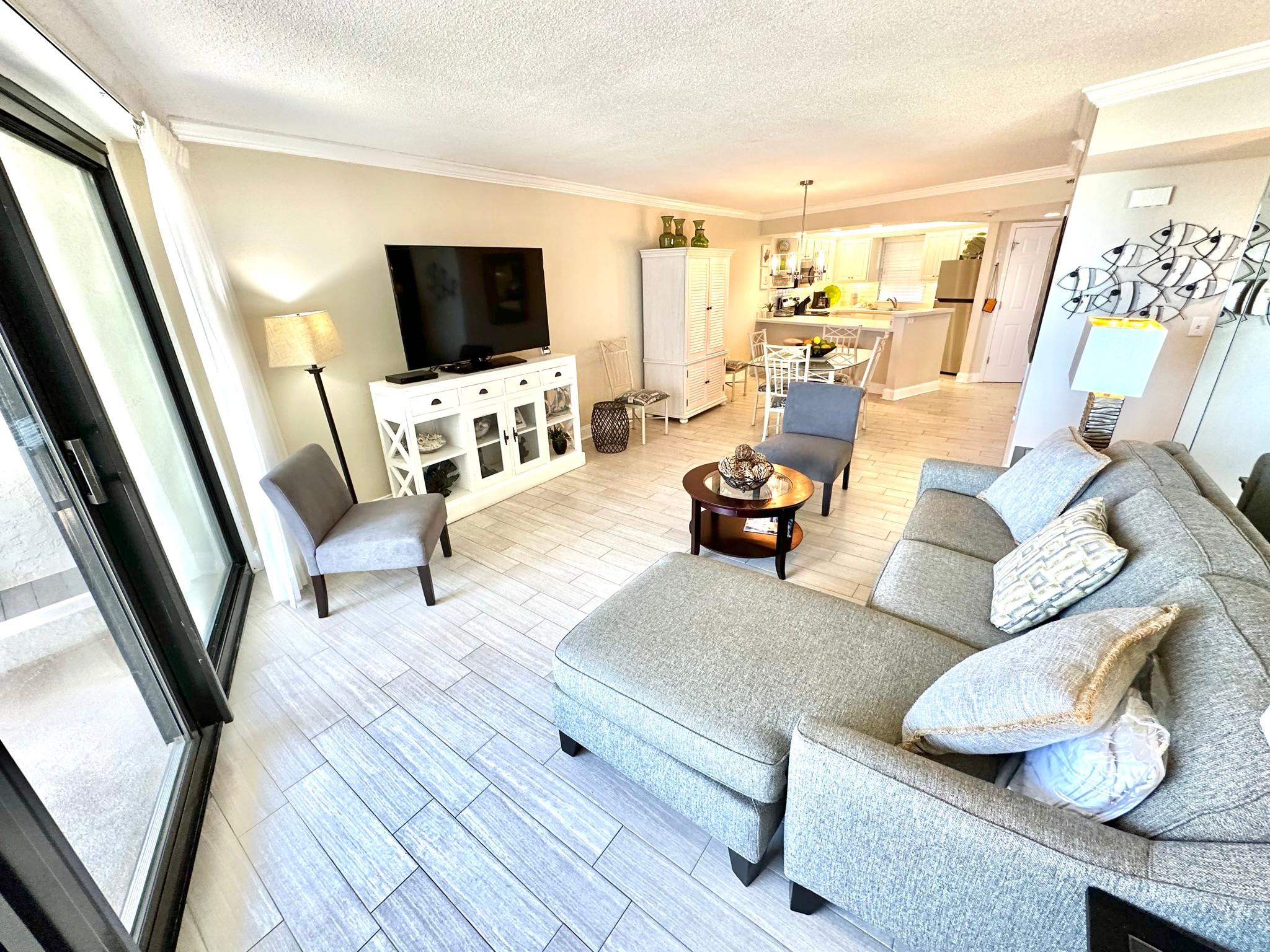 Open concept living space