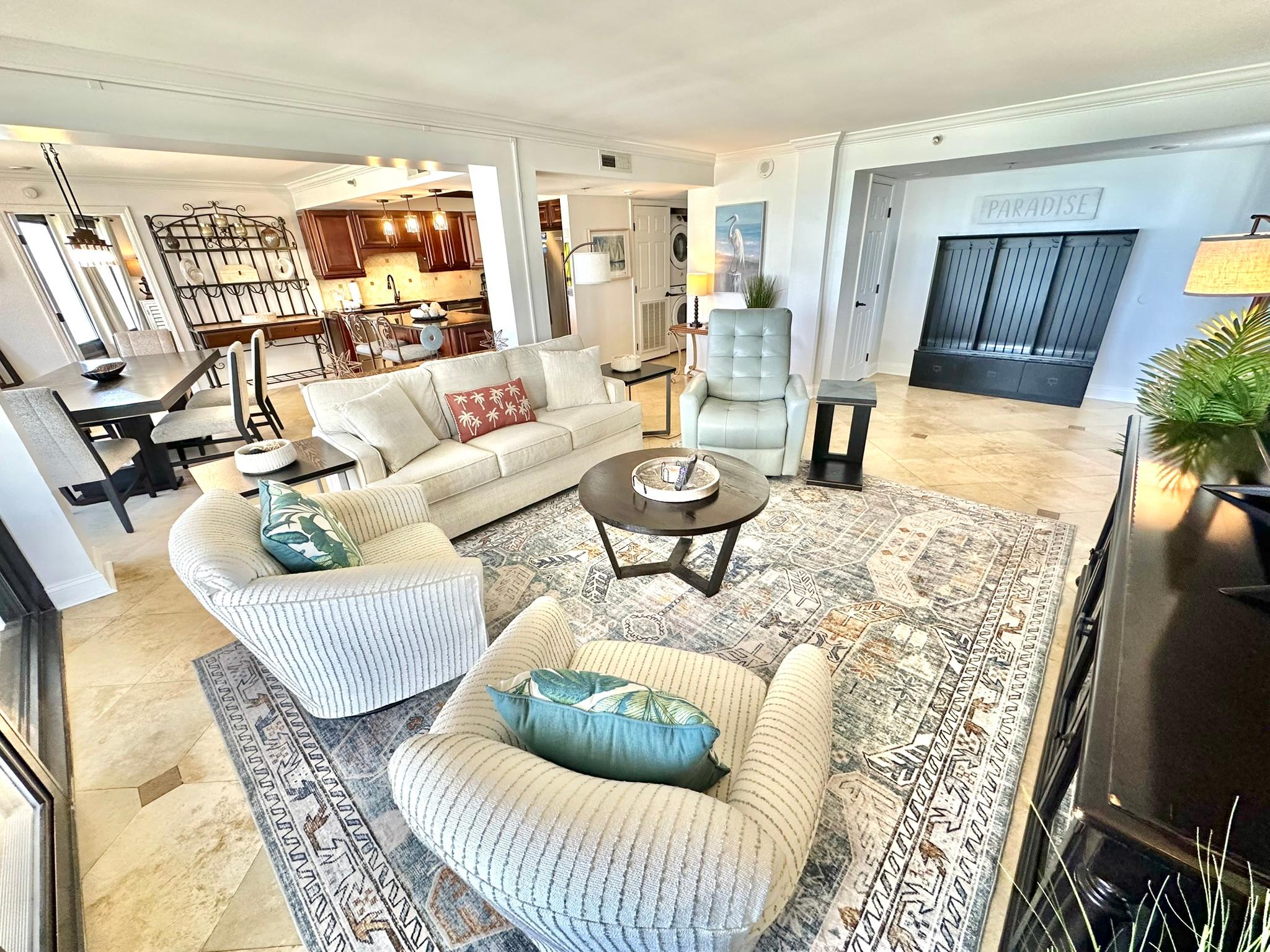 Spacious living area