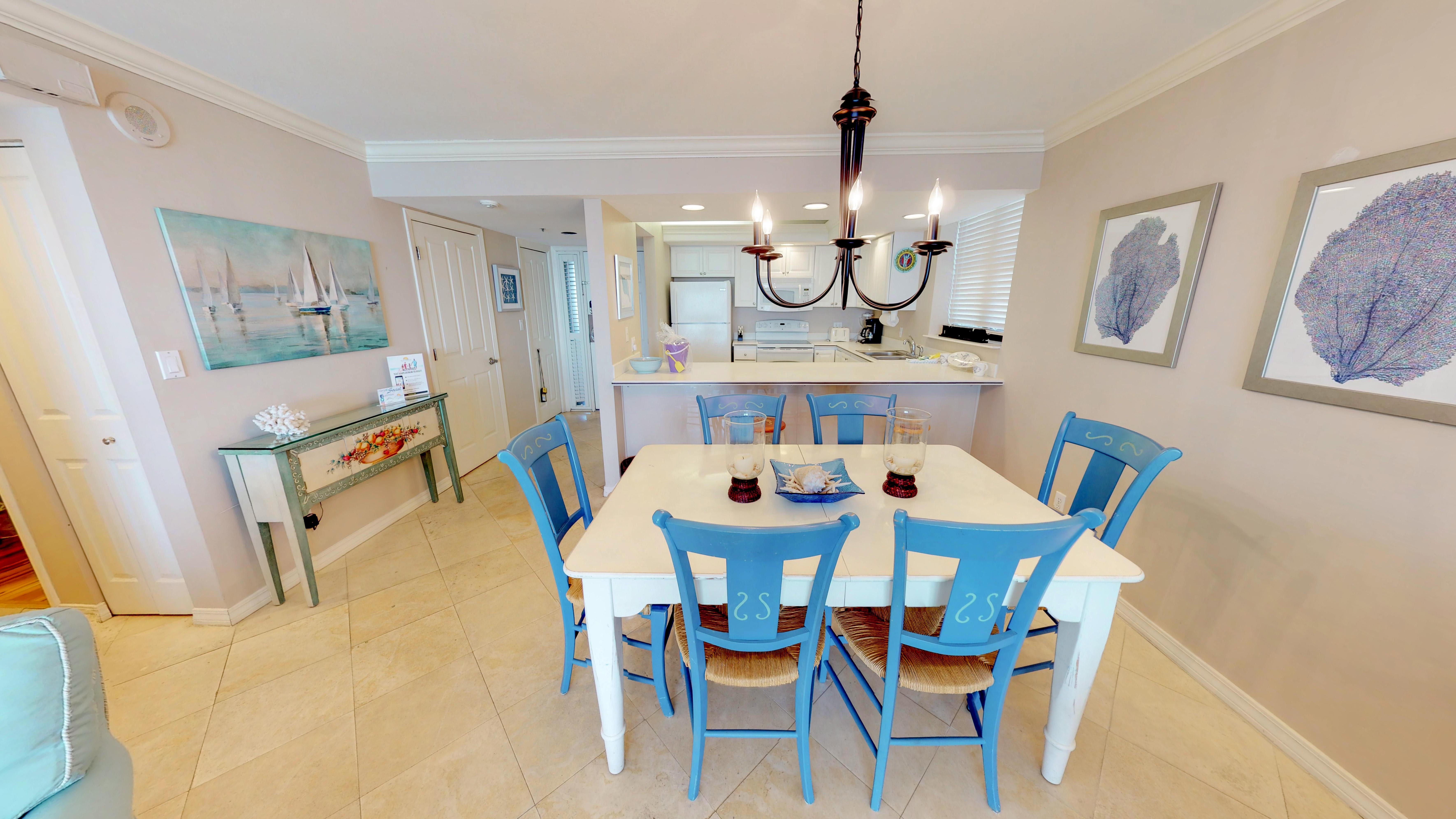 Dining room seating for 6!