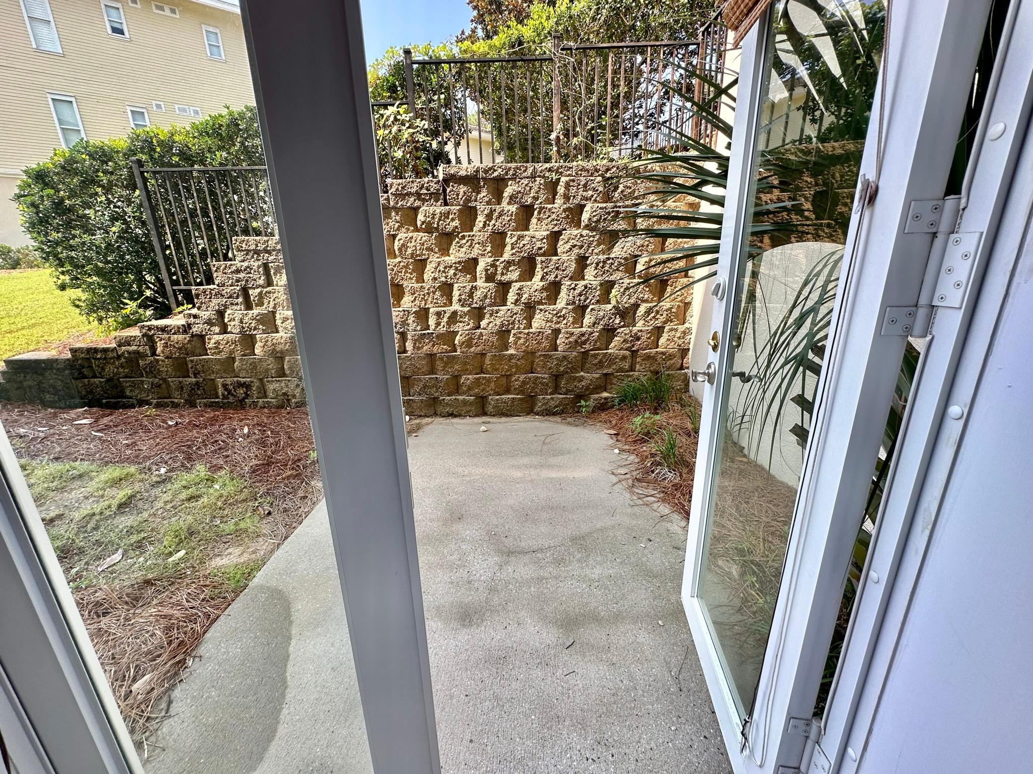 Patio off guest bedroom