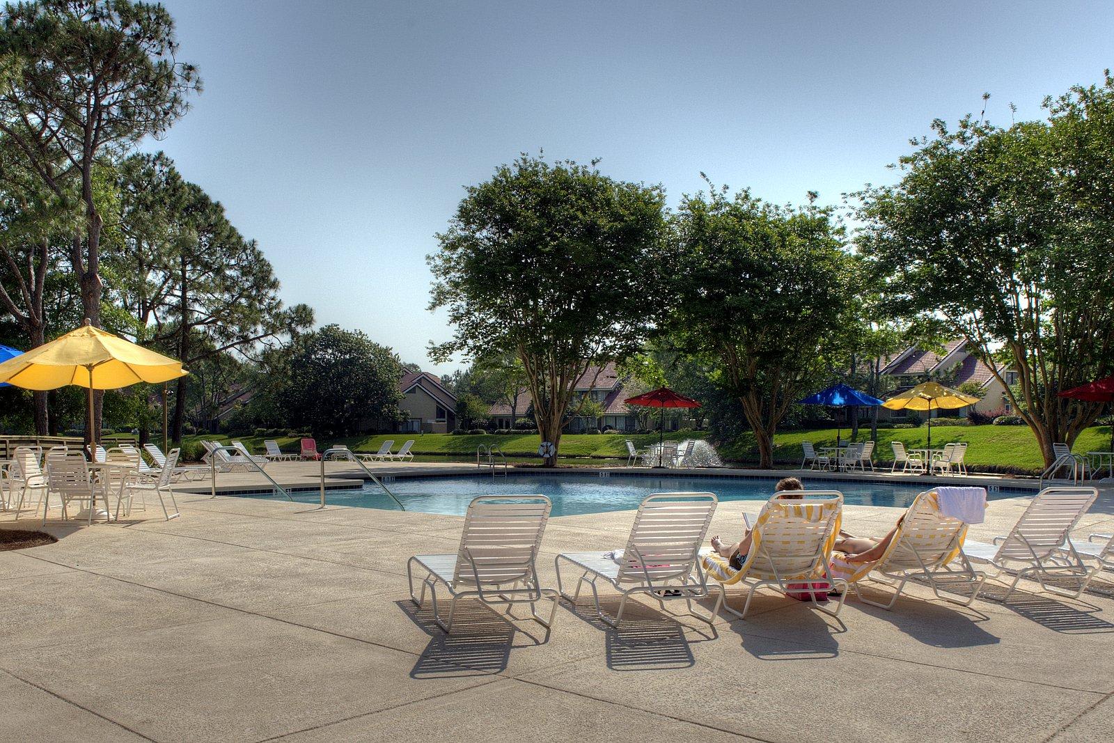 Beachwalk has a large neighborhood pool!