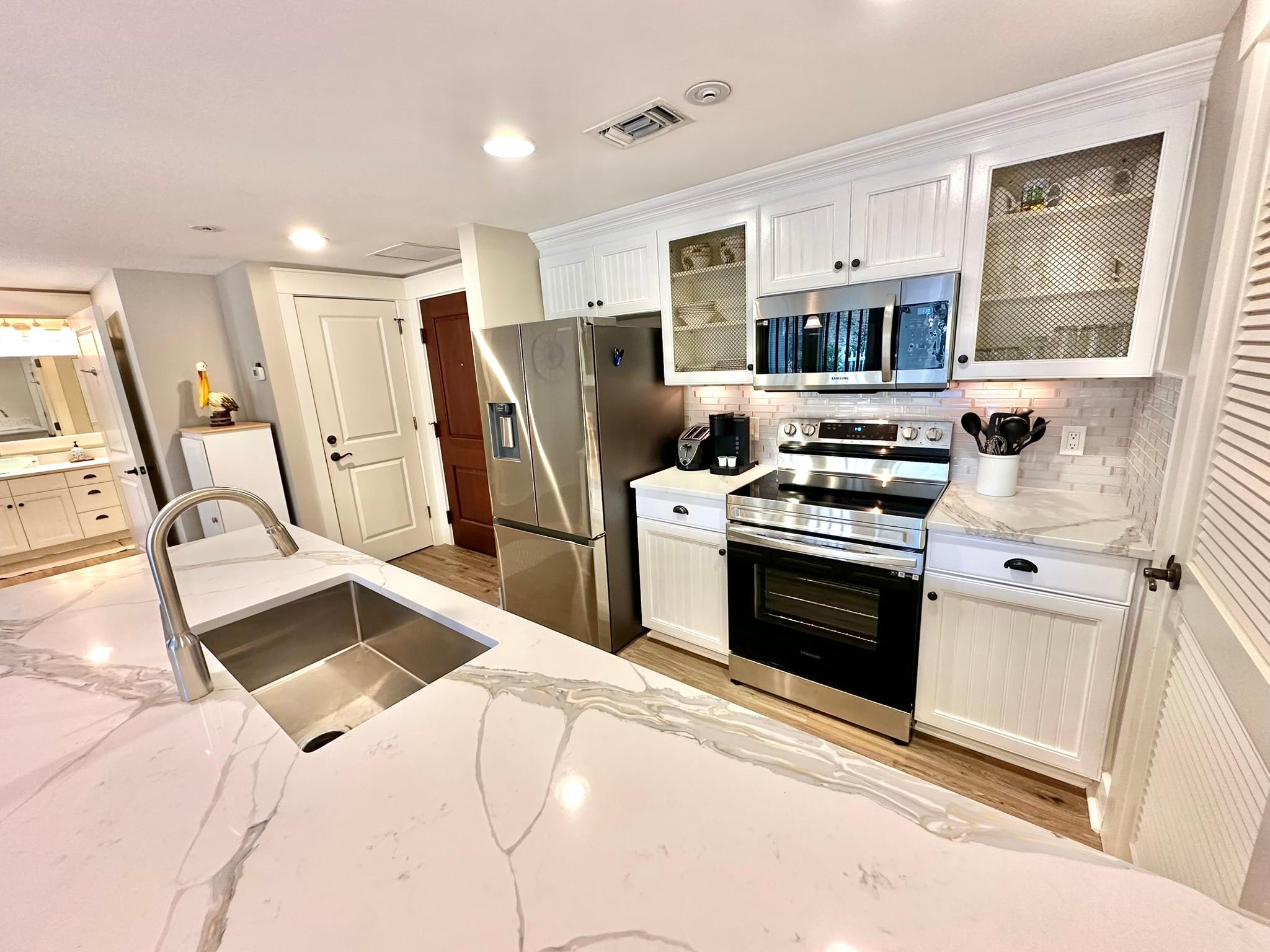 Fully stocked kitchen