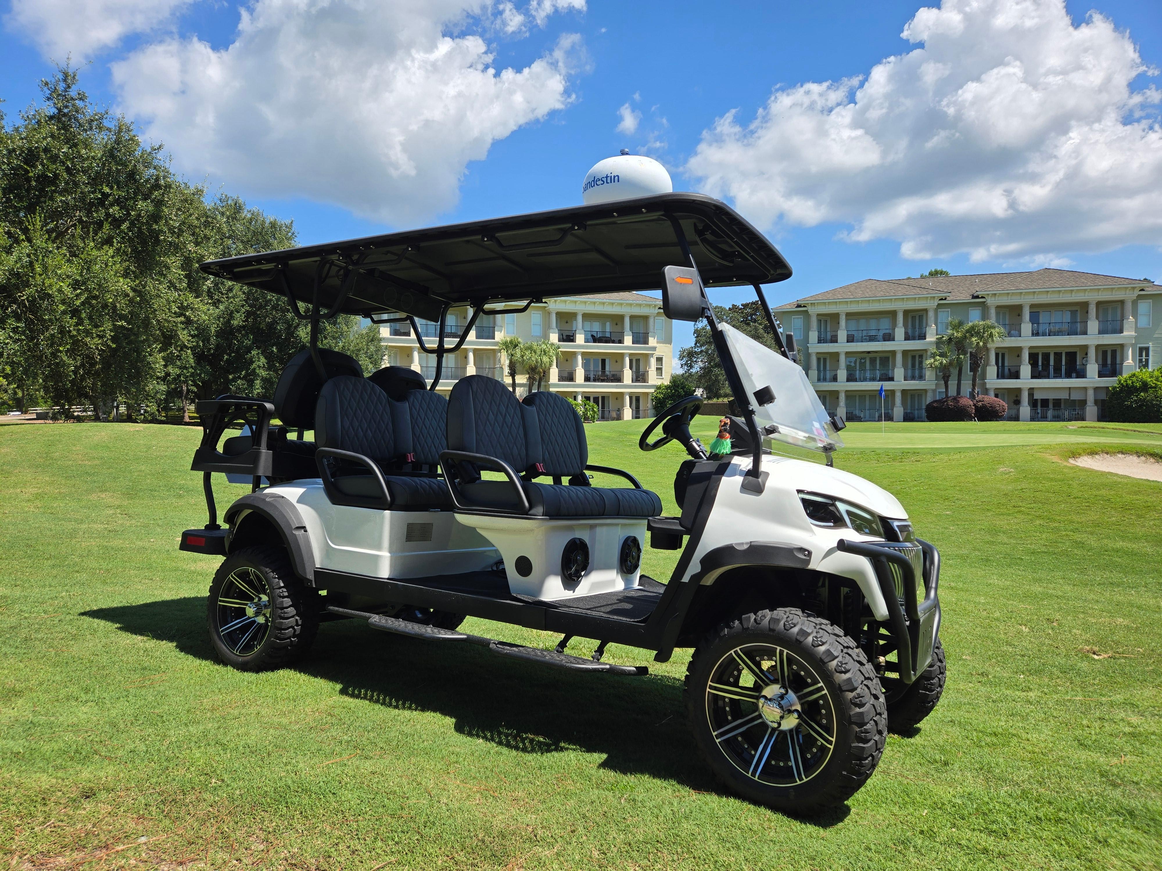 6-Seat Golf Cart Included