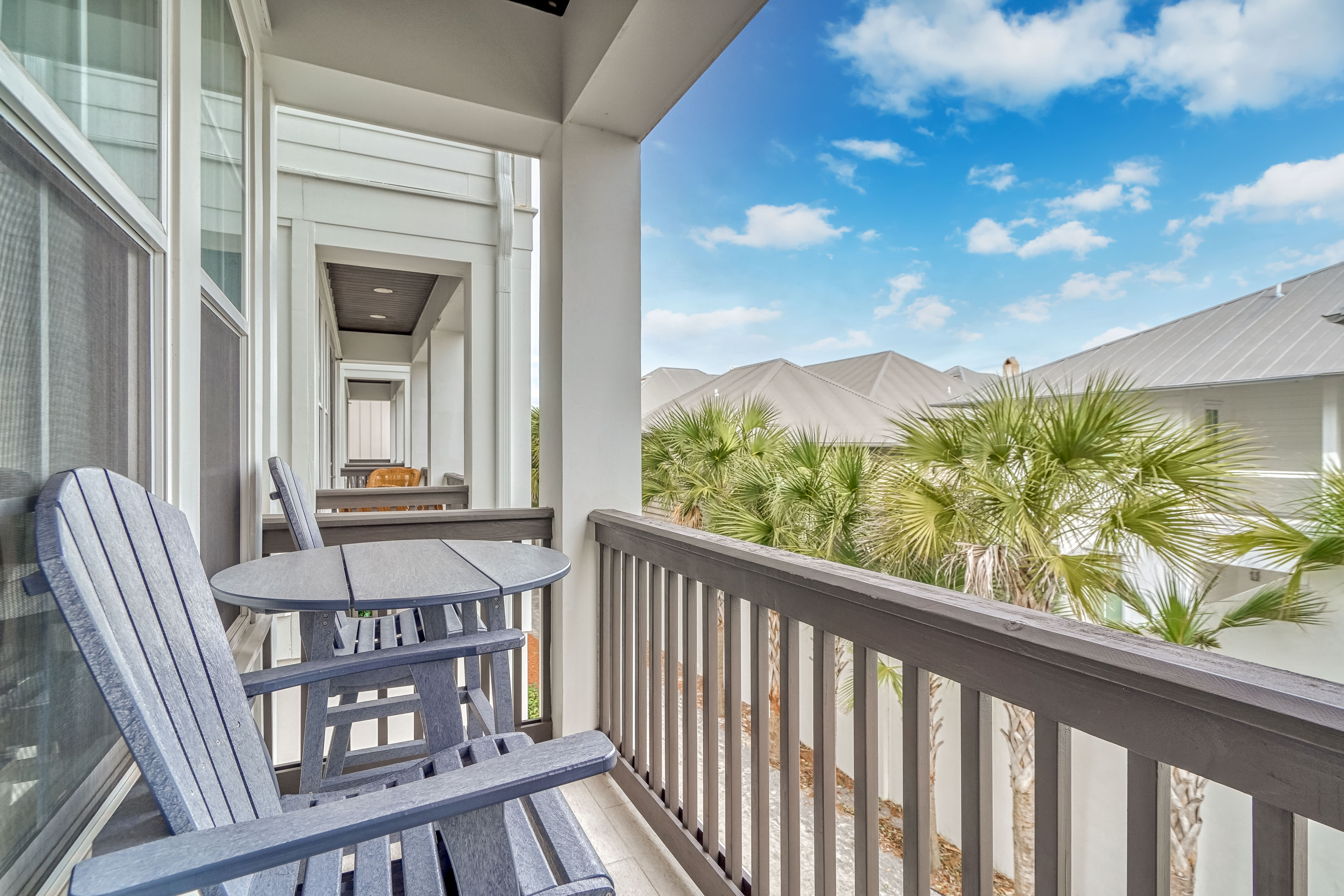 2nd Floor Balcony - Furnished with Exteriors Seating for Four