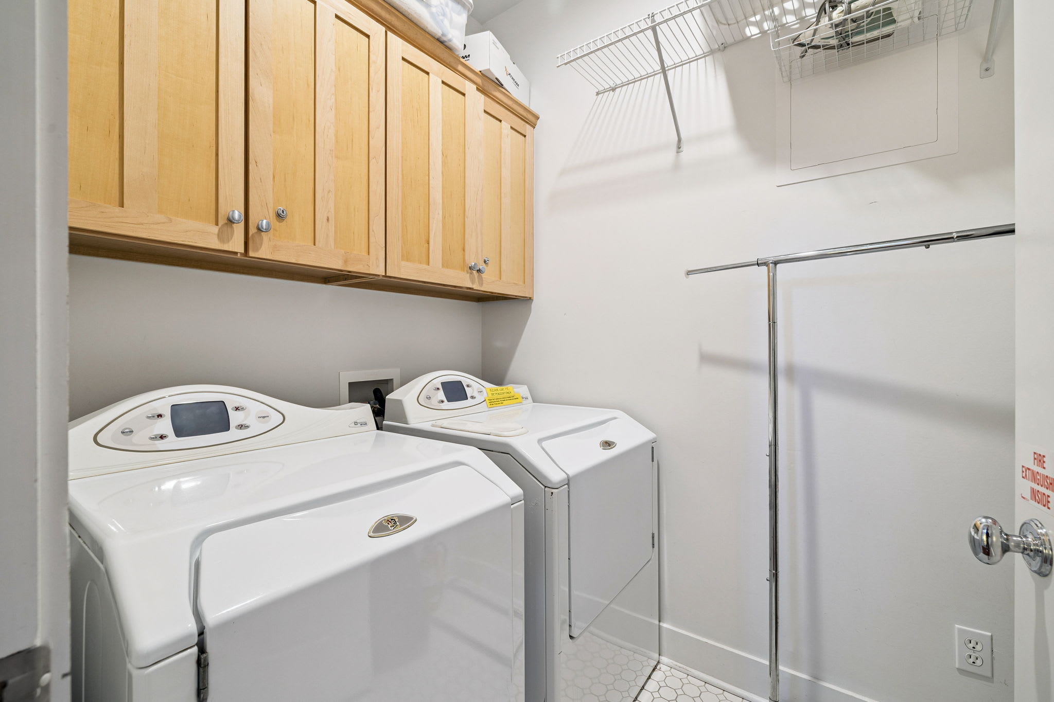 Full-Size Washer & Dryer in the 1st Floor Laundry Room